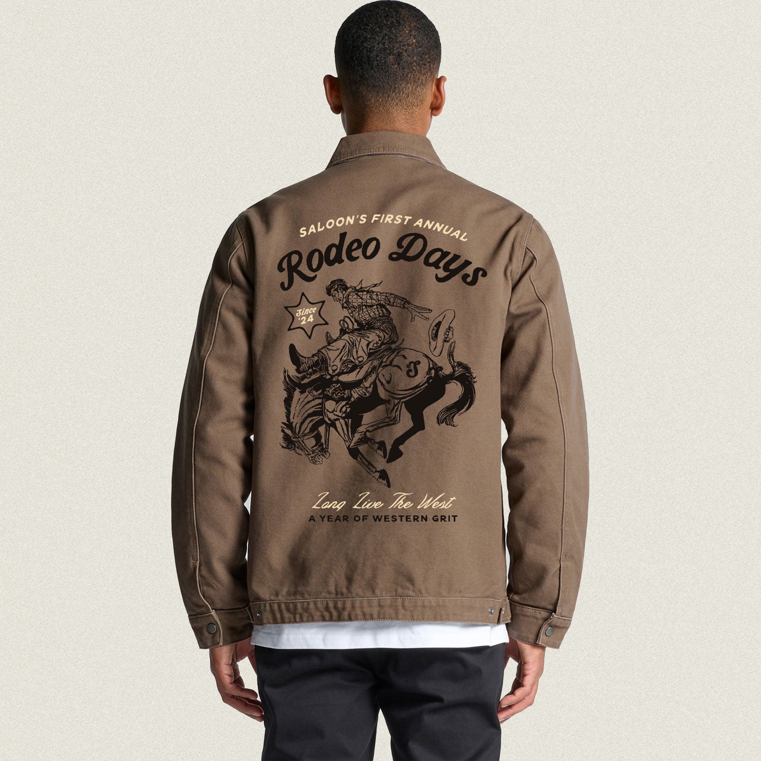 1st Annual Rodeo Anniversary Canvas Jacket