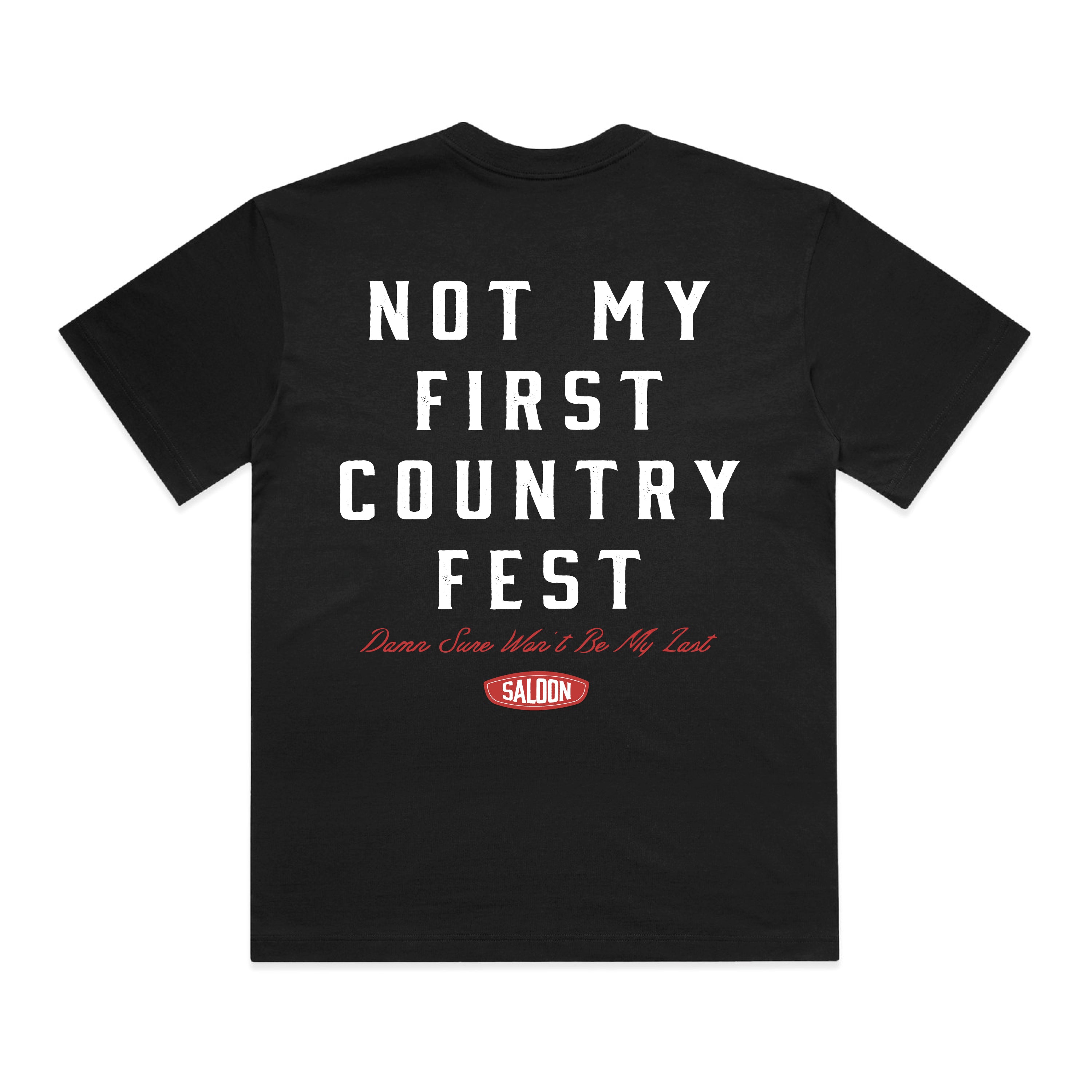 NOT MY FIRST COUNTRY FEST - BOX TEE