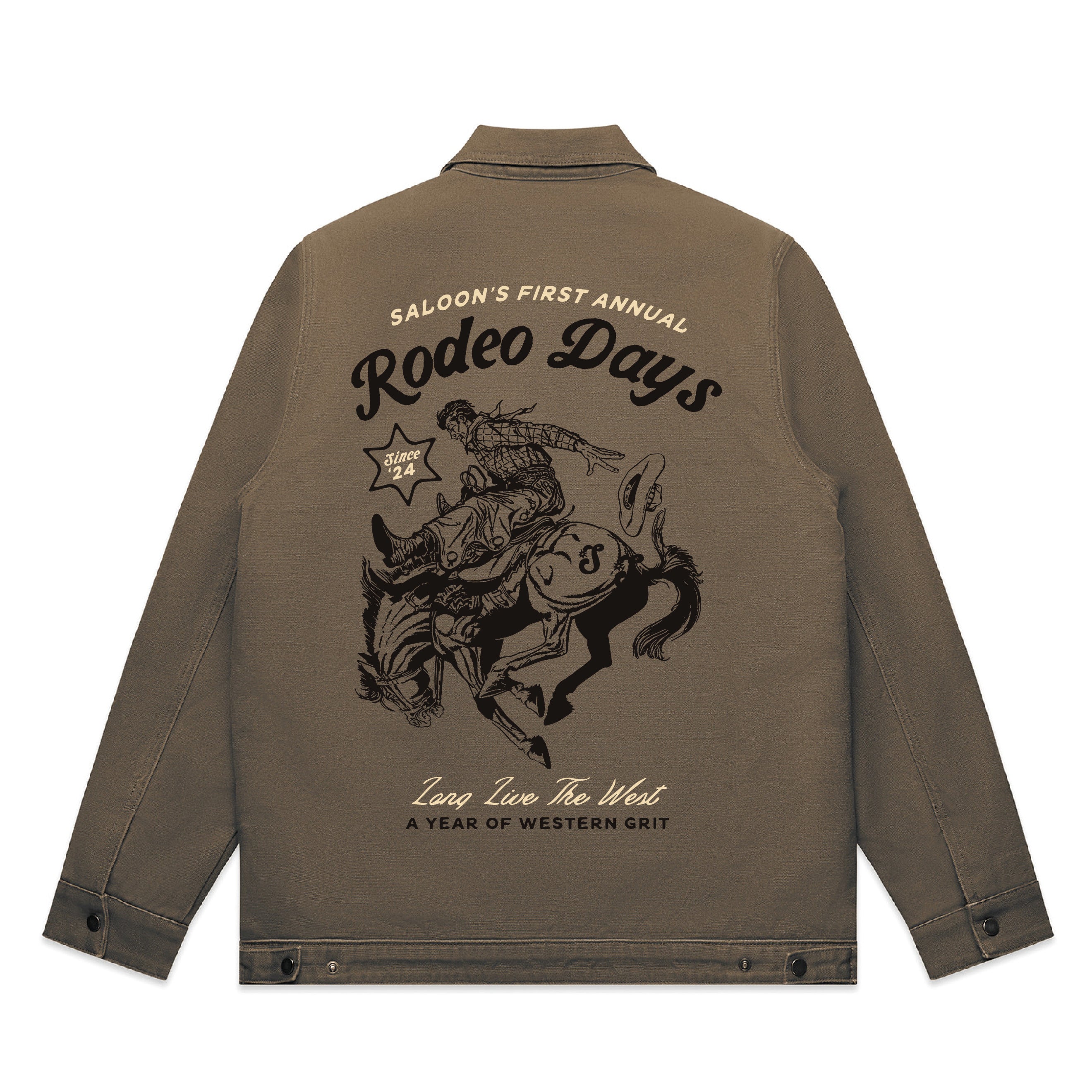 1st Annual Rodeo Anniversary Canvas Jacket