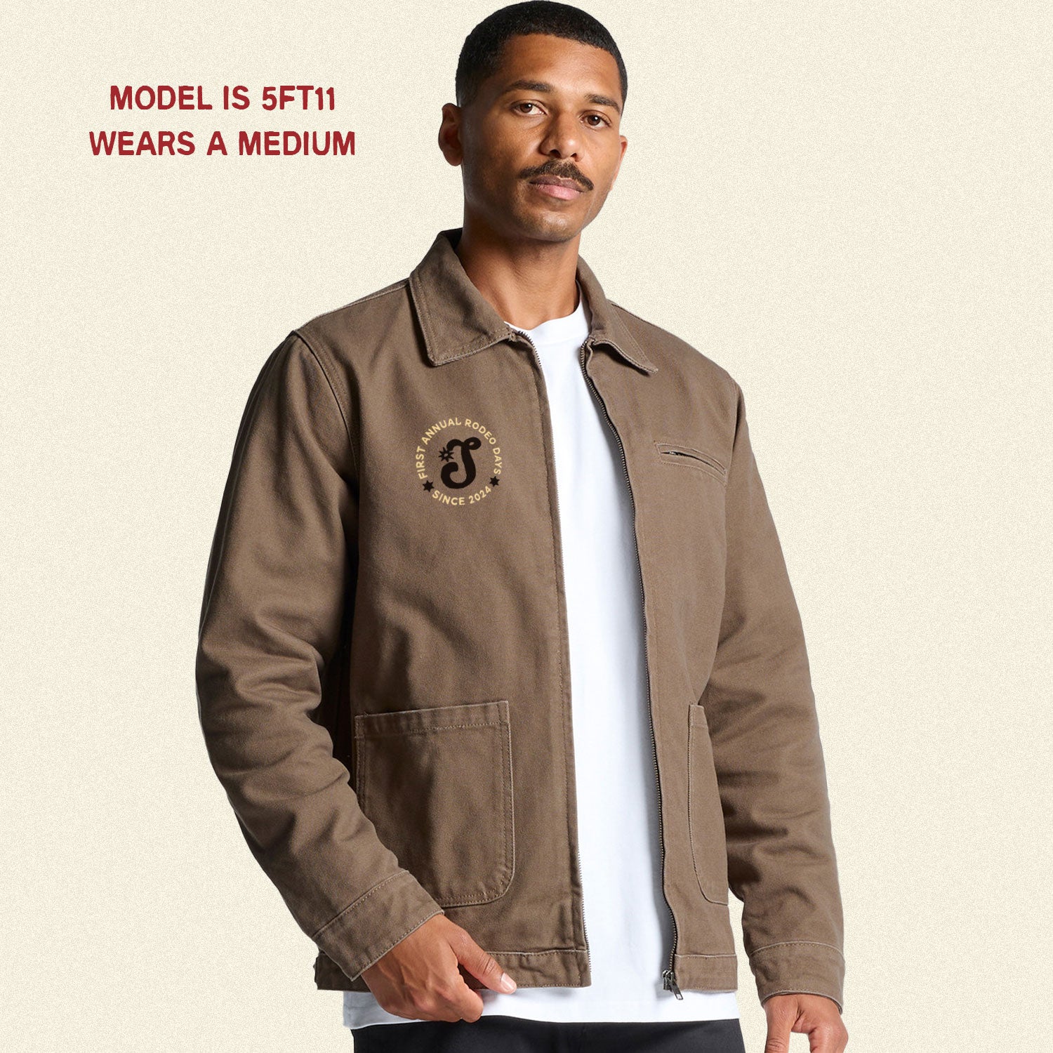 SALOON 1ST ANNUAL RODEO DAYS CANVAS JACKET