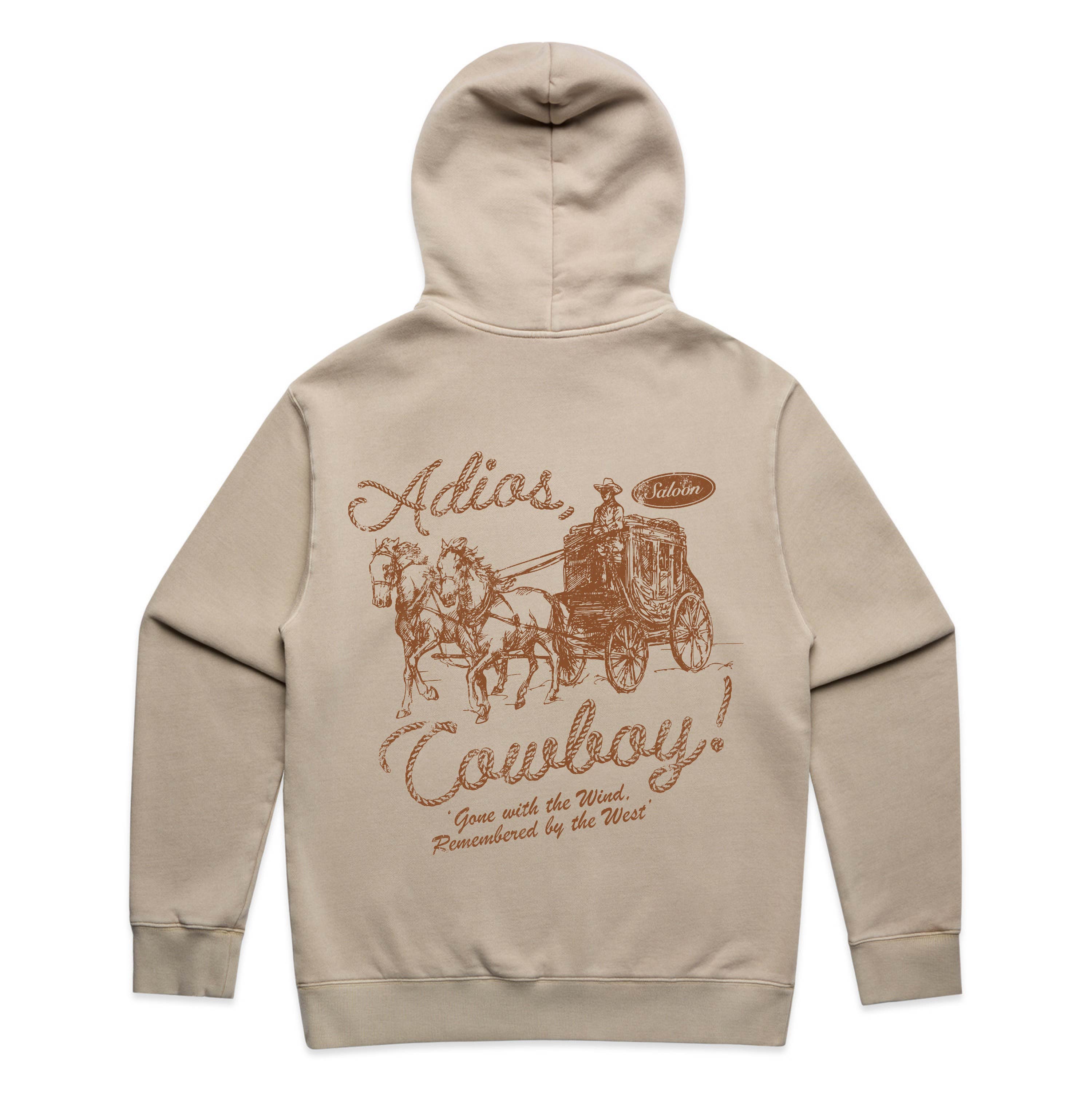 Adios Cowboy - Hoody (Faded Taupe)