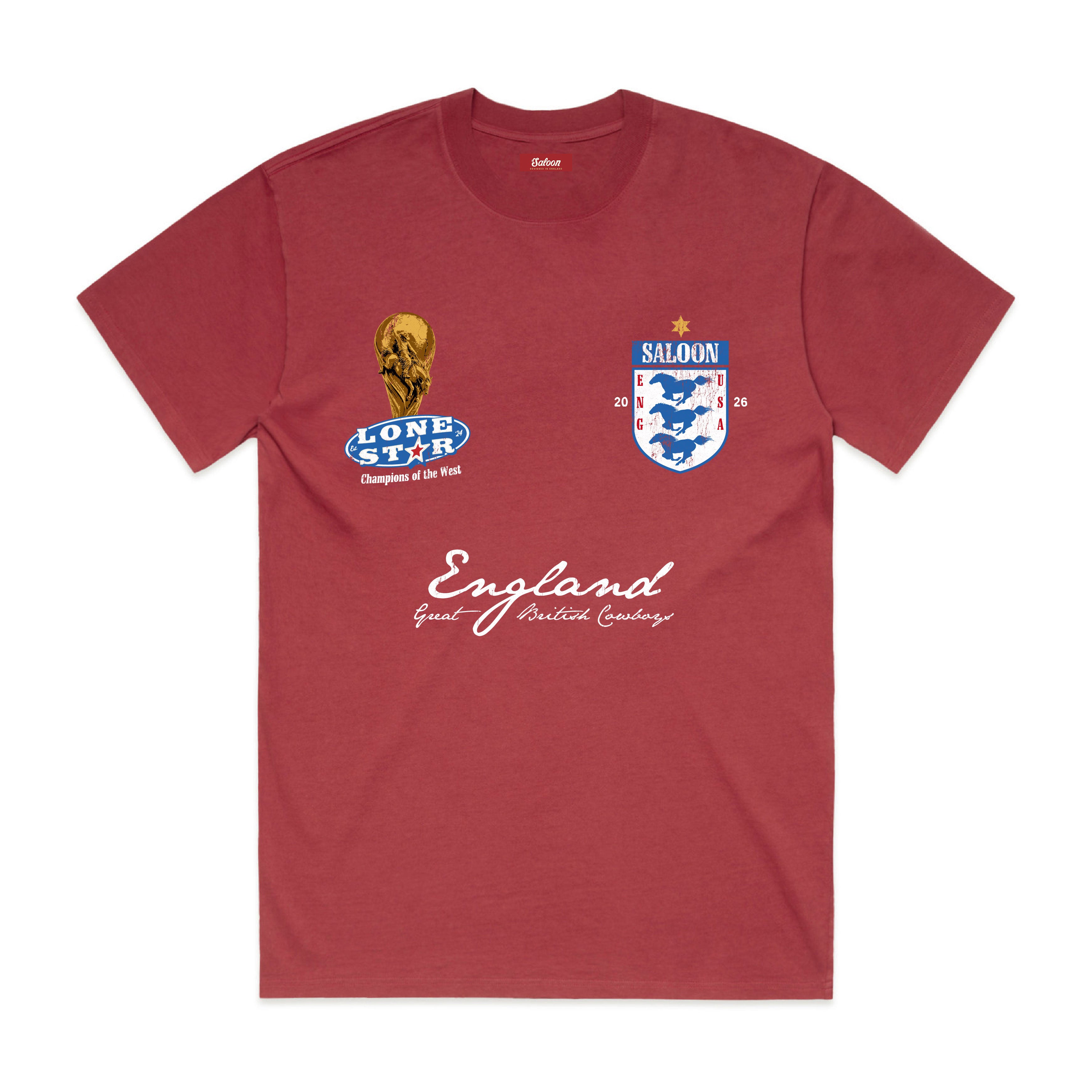 England Lonestar Away - Heavy Faded Tee