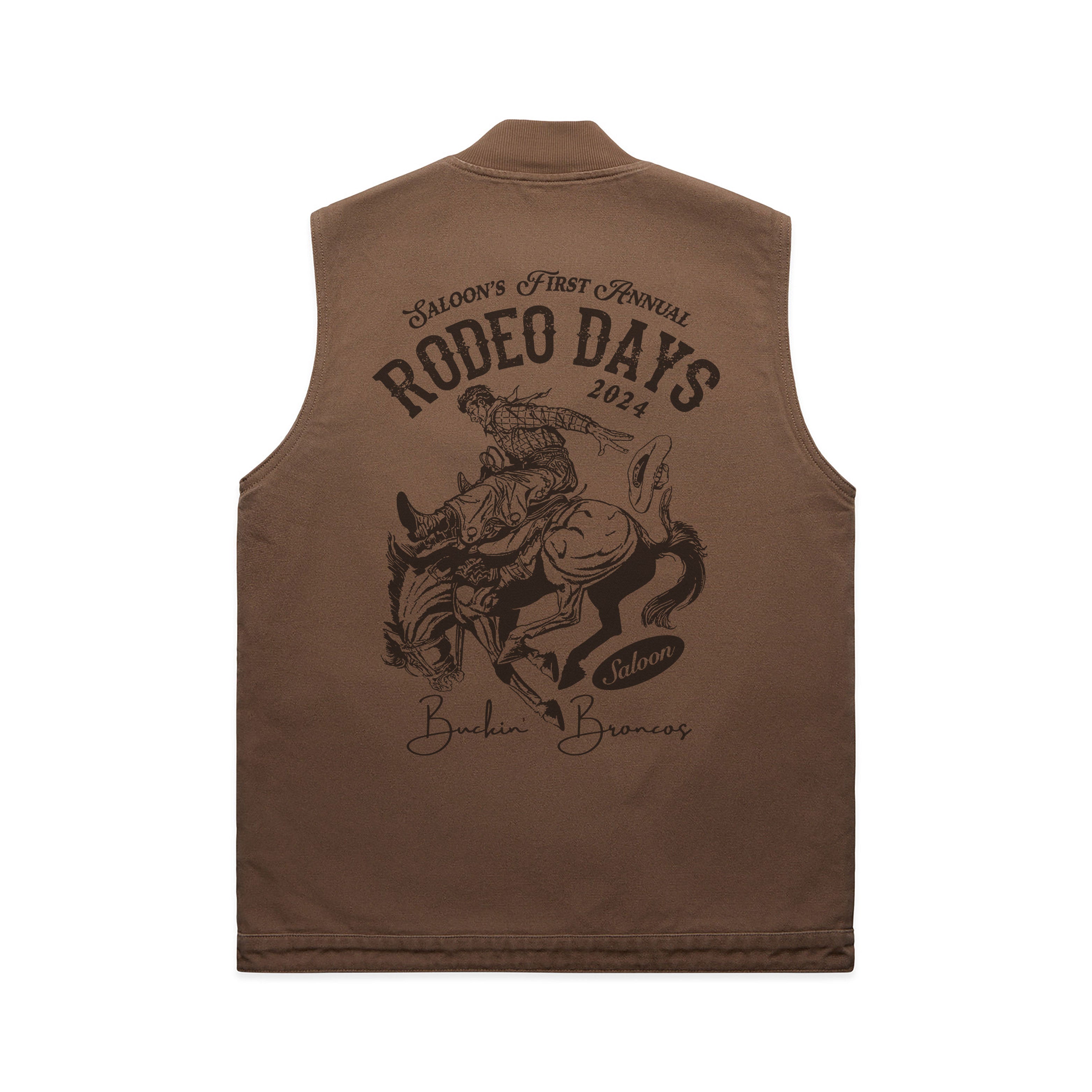 Annual Rodeo Days - Heavy Canvas Vest