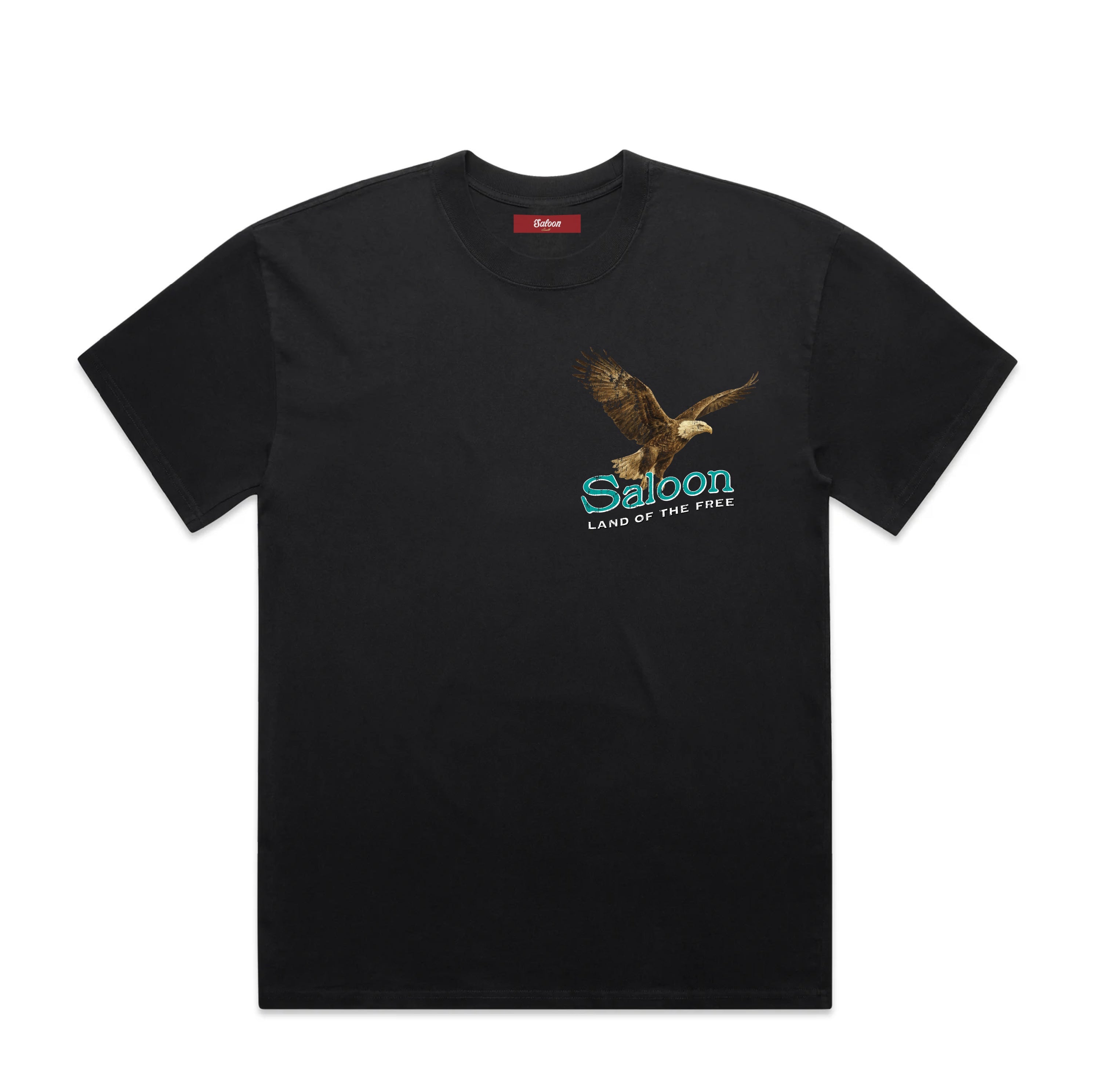 Eagle Land Of The Free - Faded Heavy Tee