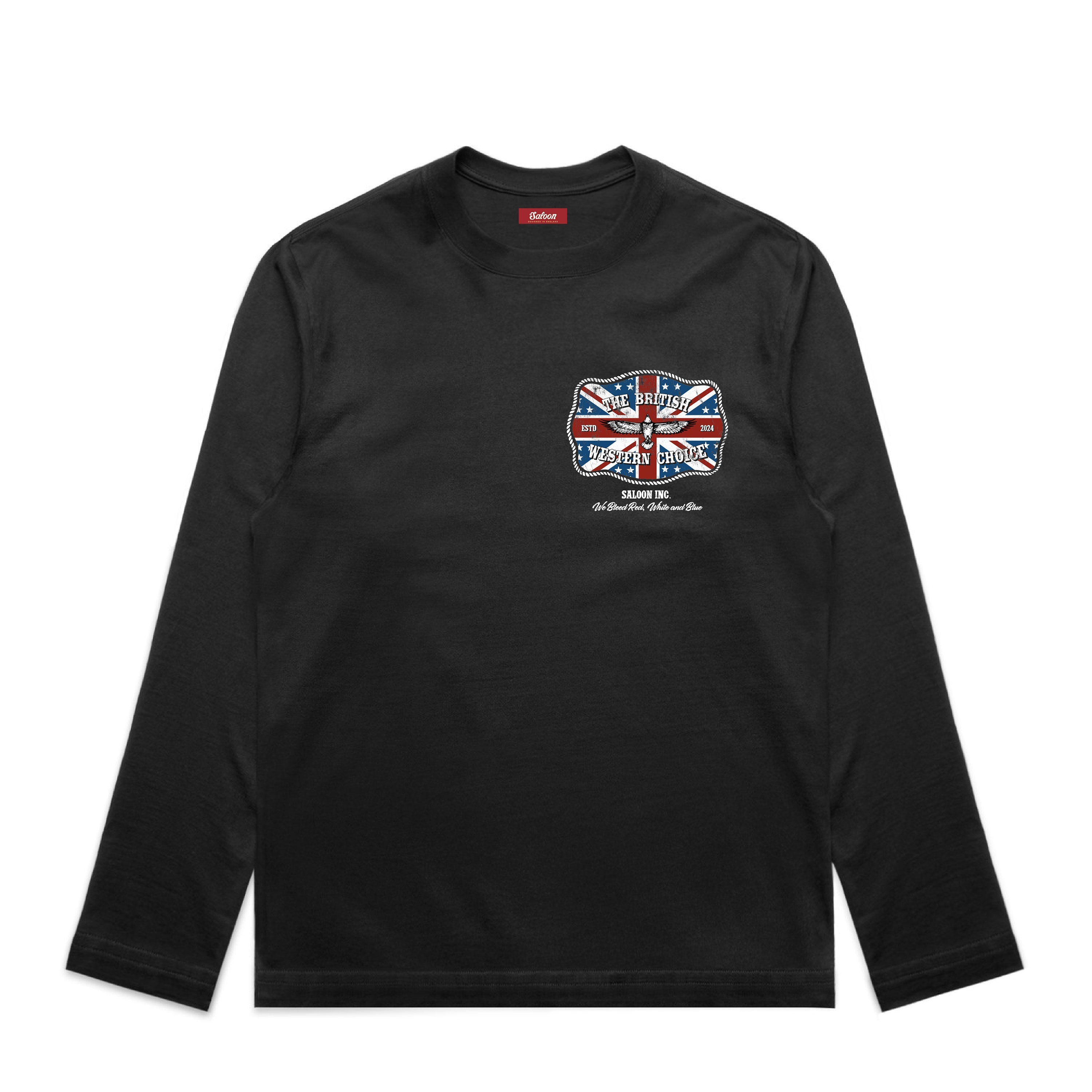 BRITISH WESTERN CHOICE - L/S BOX TEE
