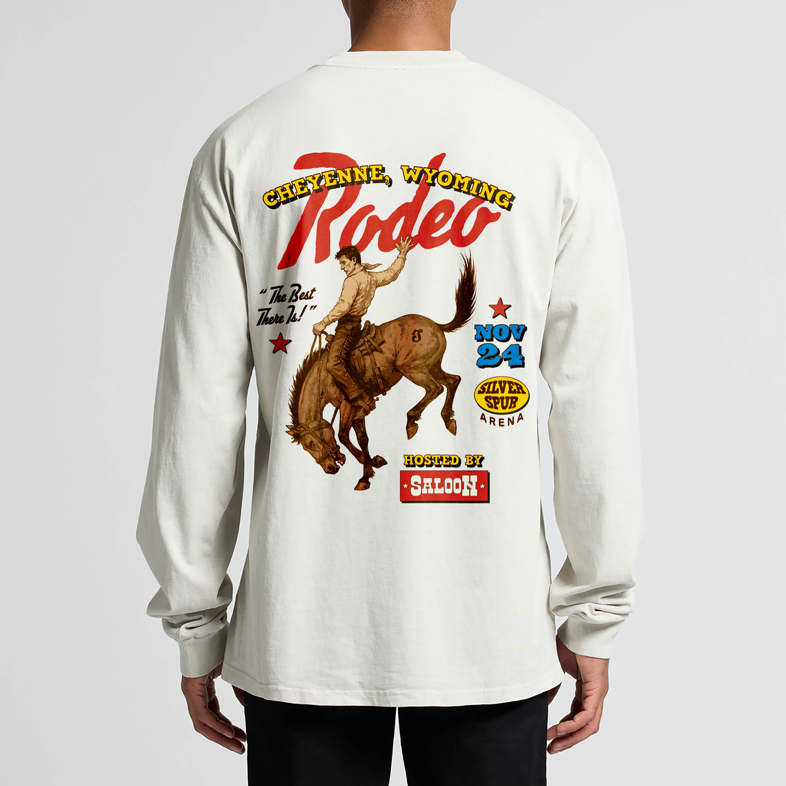 CHEYENNE RODEO - HEAVY L/S TEE