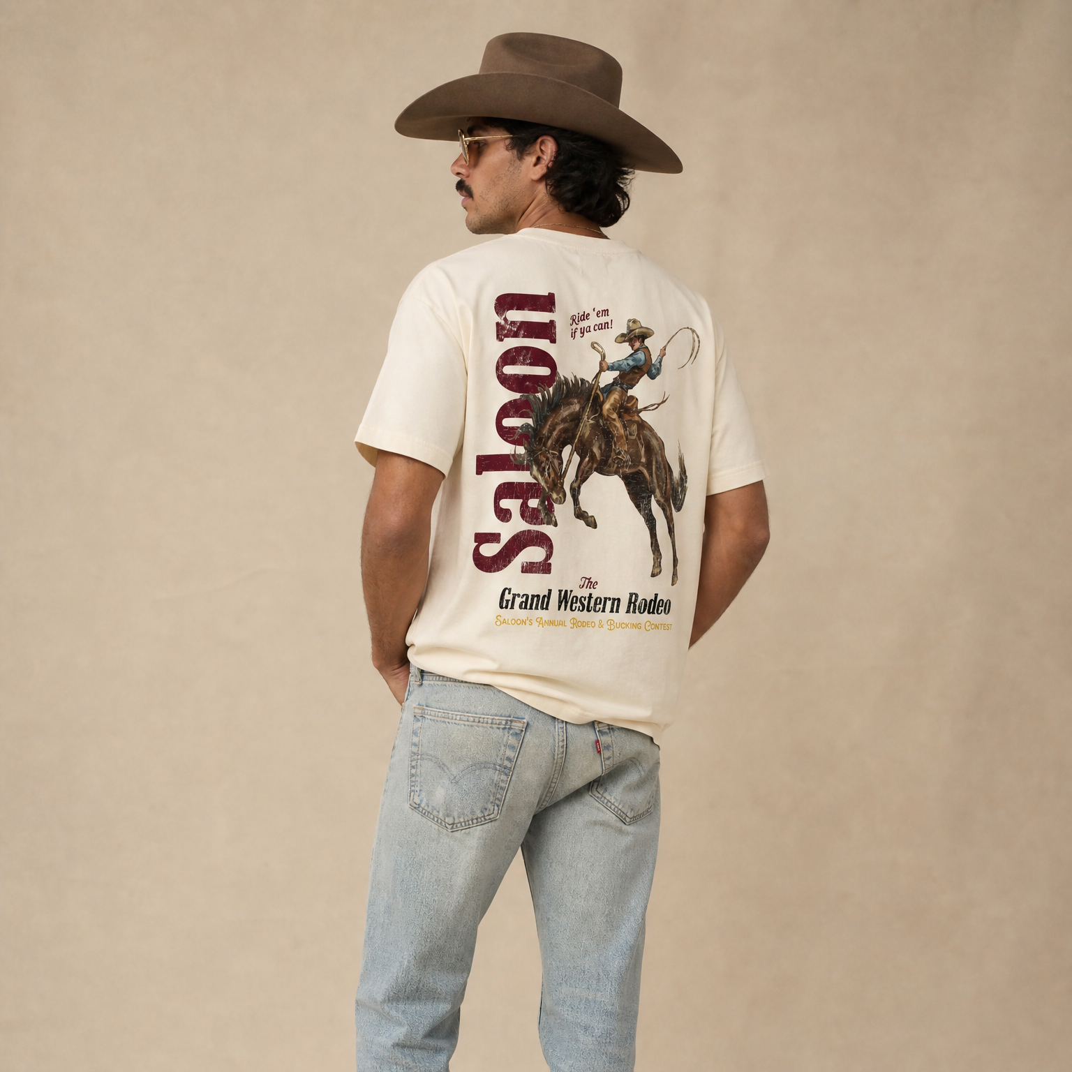 GRAND WESTERN RODEO - BOX TEE