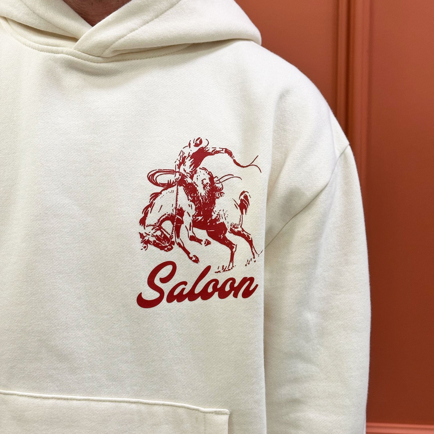 SALOON COWBOY EMBLEM - BOX HOOD