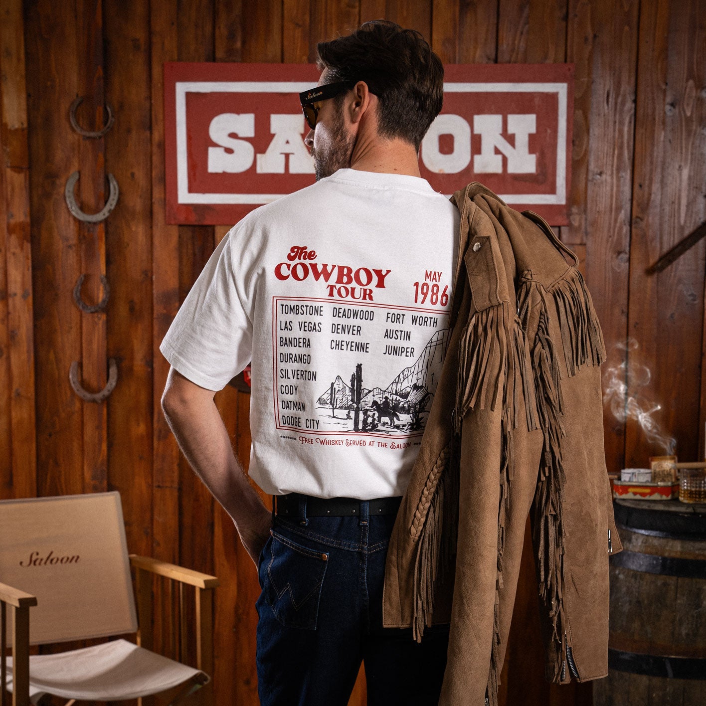COWBOY TOUR - HEAVY FADED TEE