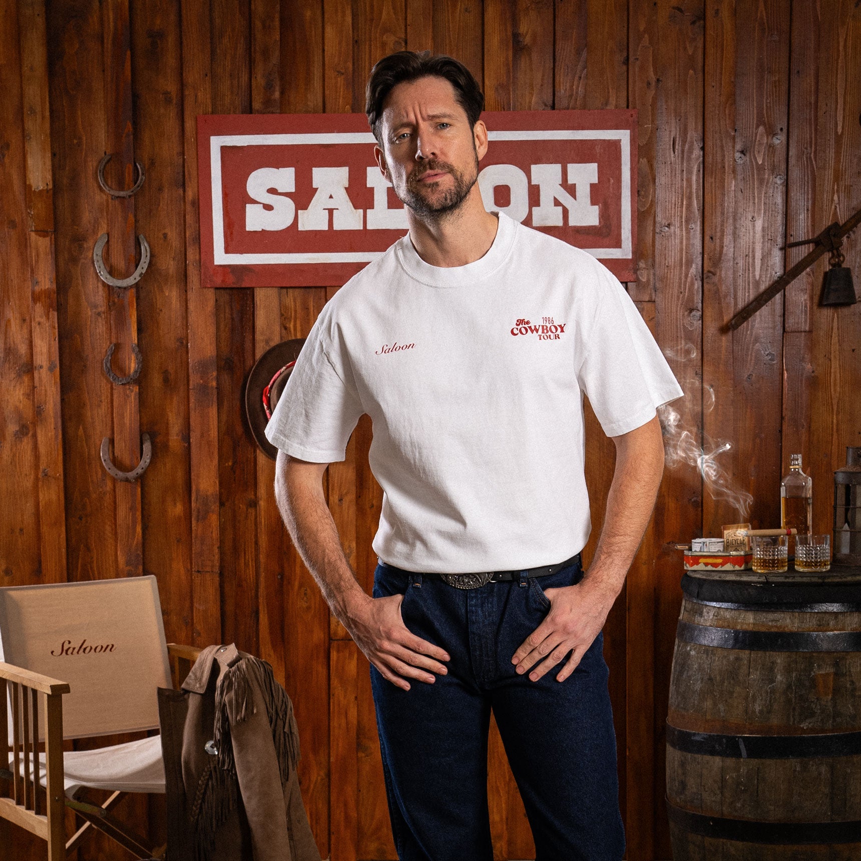 COWBOY TOUR - HEAVY FADED TEE