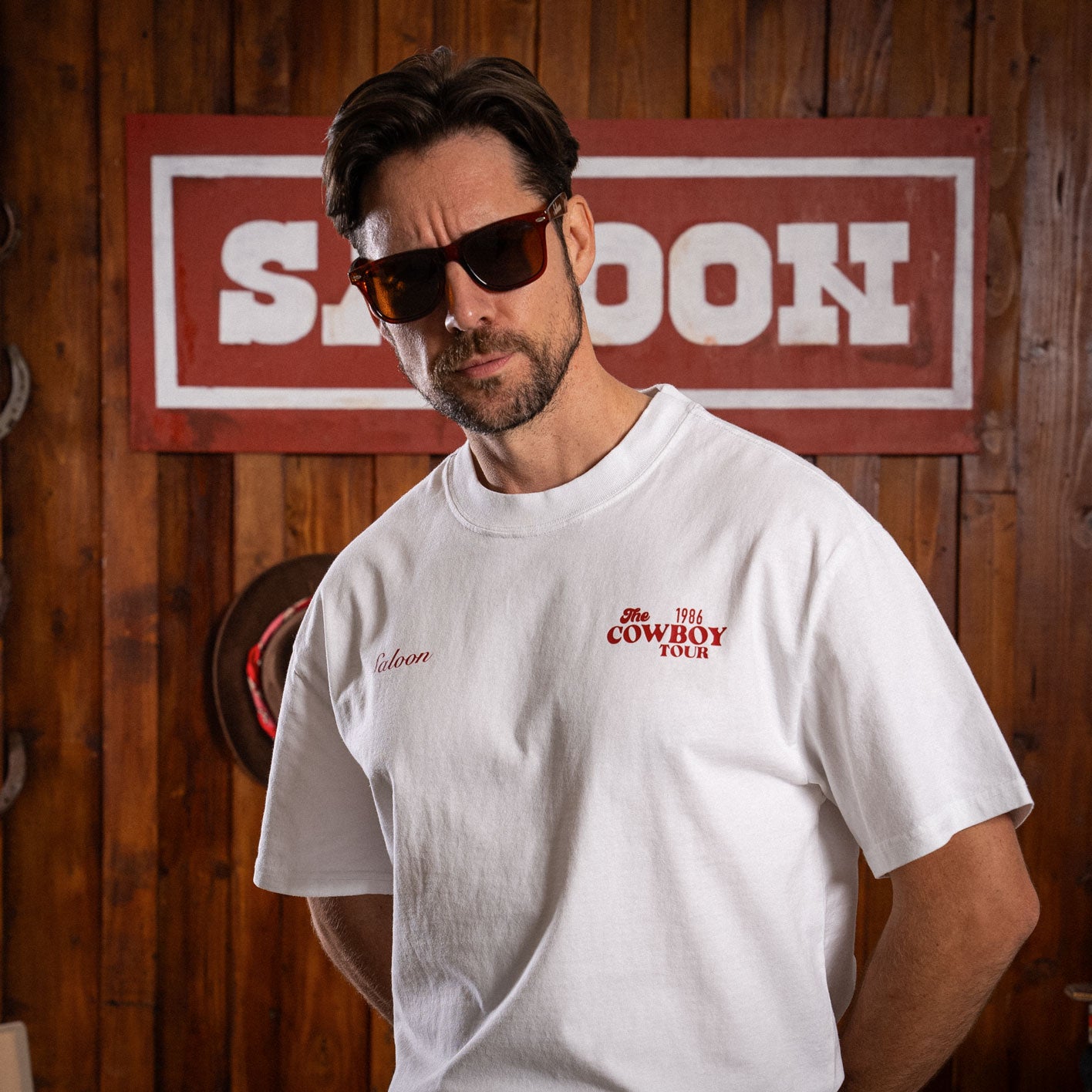 COWBOY TOUR - HEAVY FADED TEE