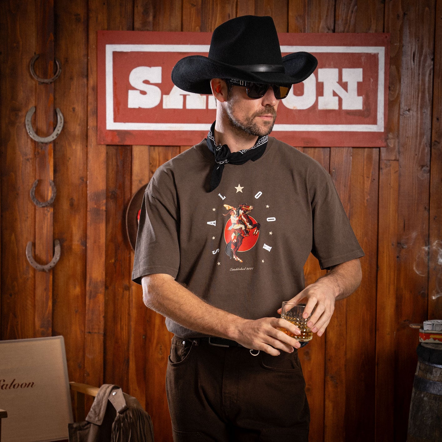 HOLD YOUR HORSES - HEAVY FADED TEE