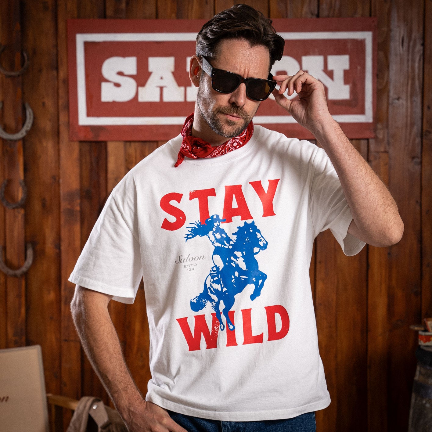 STAY WILD - HEAVY FADED TEE