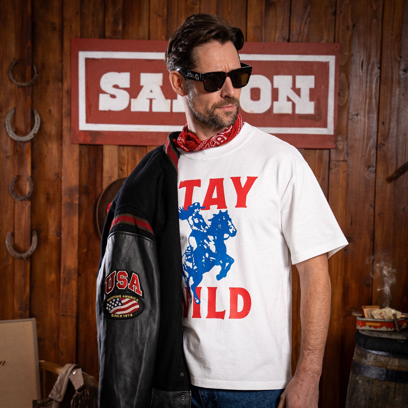 STAY WILD - HEAVY FADED TEE