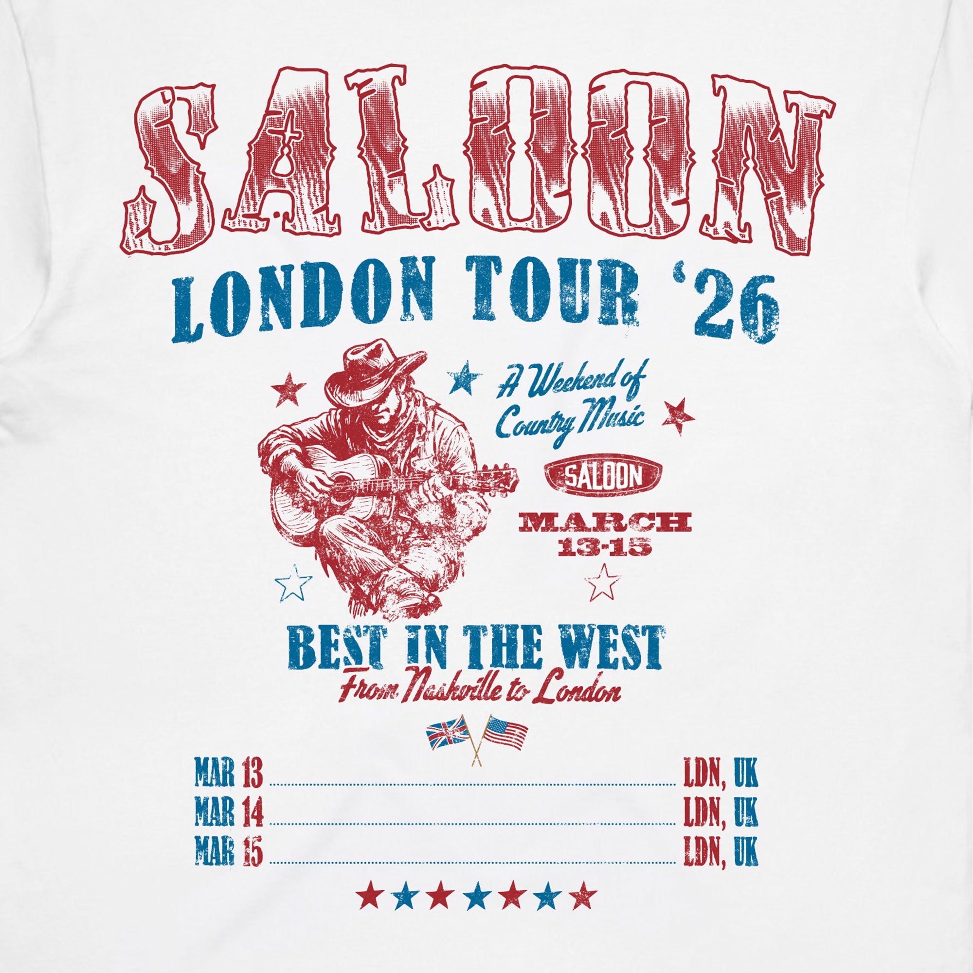 Saloon London Tour - Box Tee