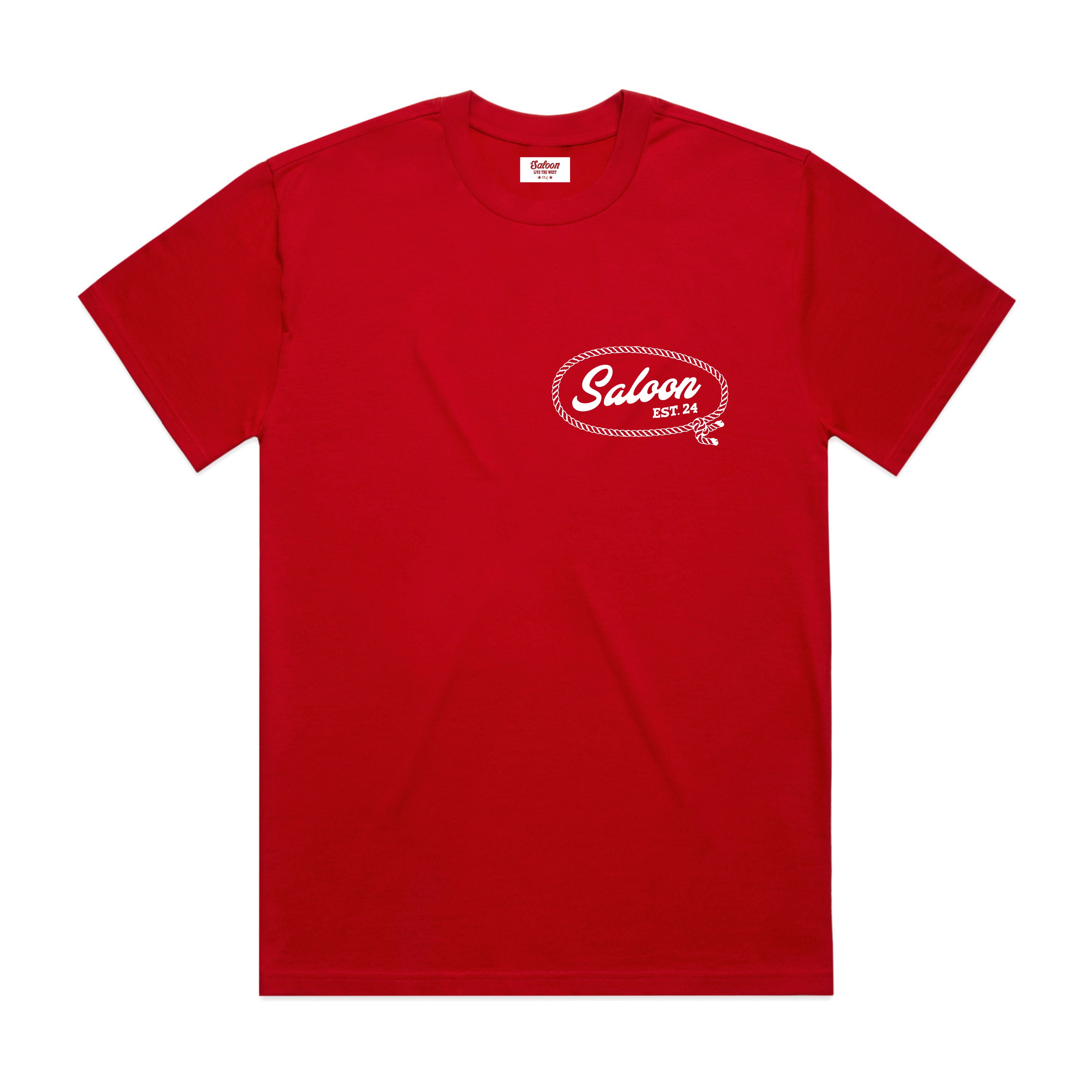 SALOON COWBOY EMBLEM - HEAVY TEE