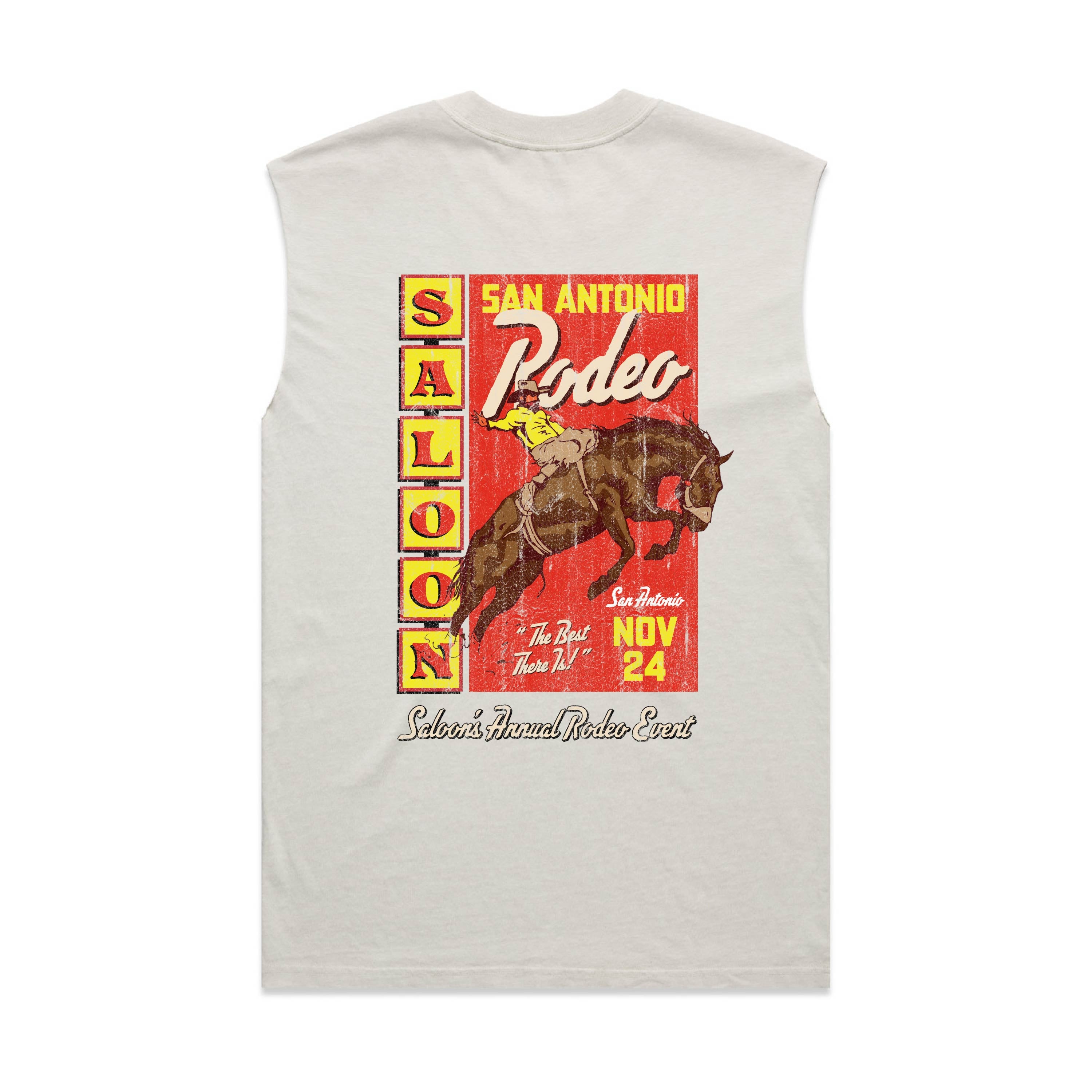 ANNUAL RODEO EVENT - MENS HEAVY FADED TANK