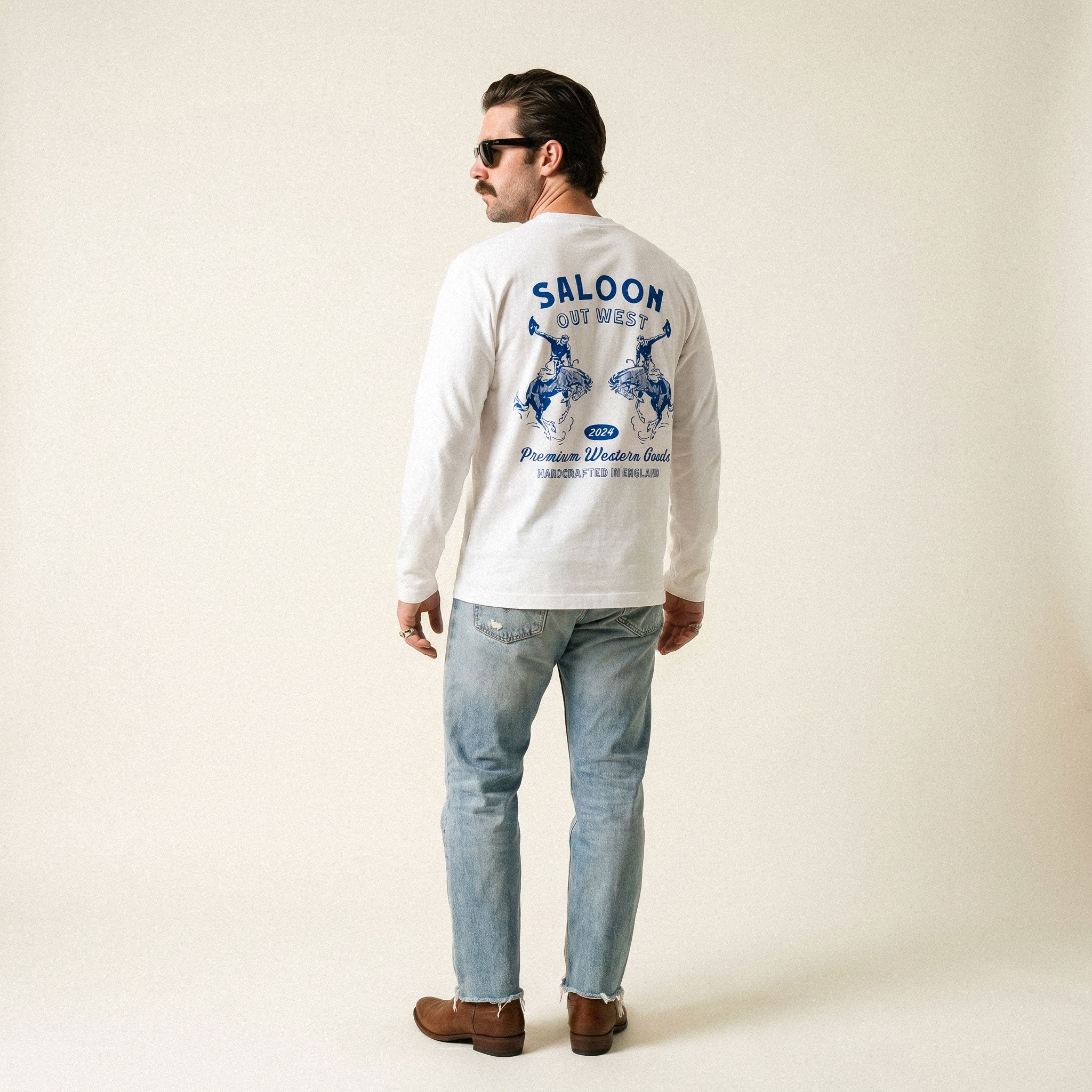 Saloon Out West - L/S Box Tee