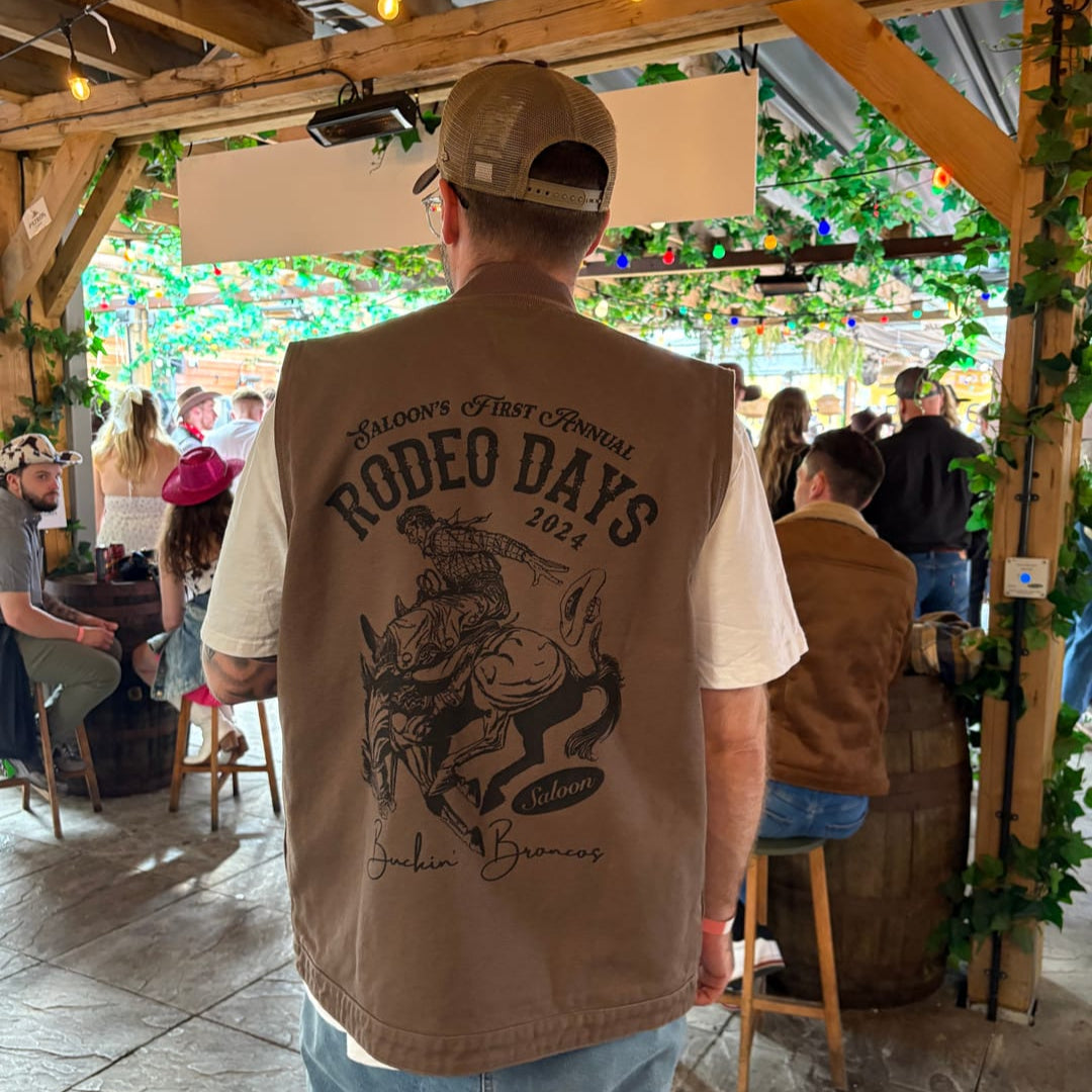 Annual Rodeo Days - Heavy Canvas Vest