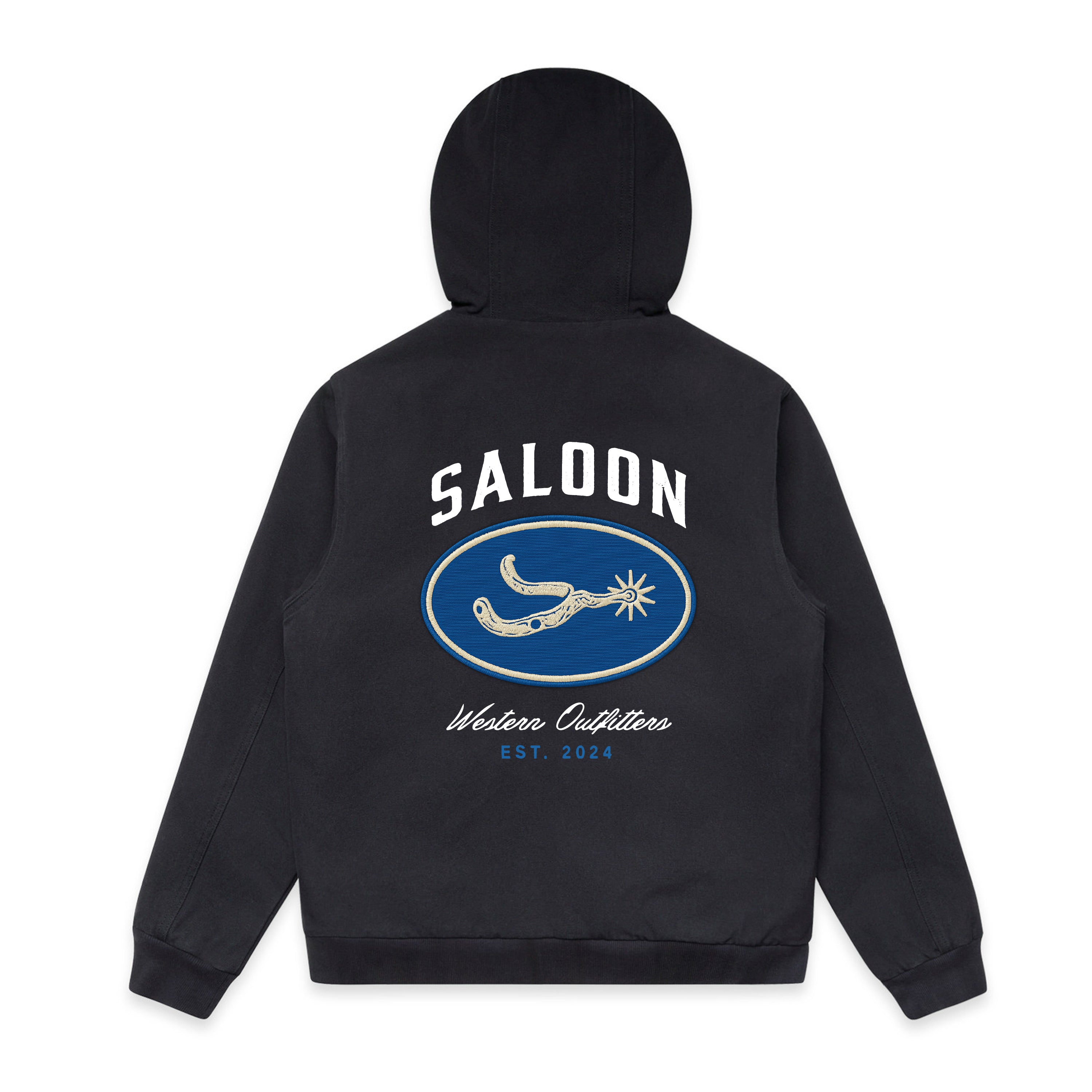 Spurline Canvas Hood Bomber