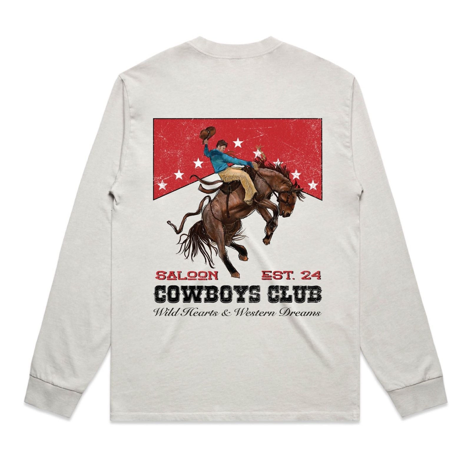 Cowboys Club Staple - Long Sleeve Tee