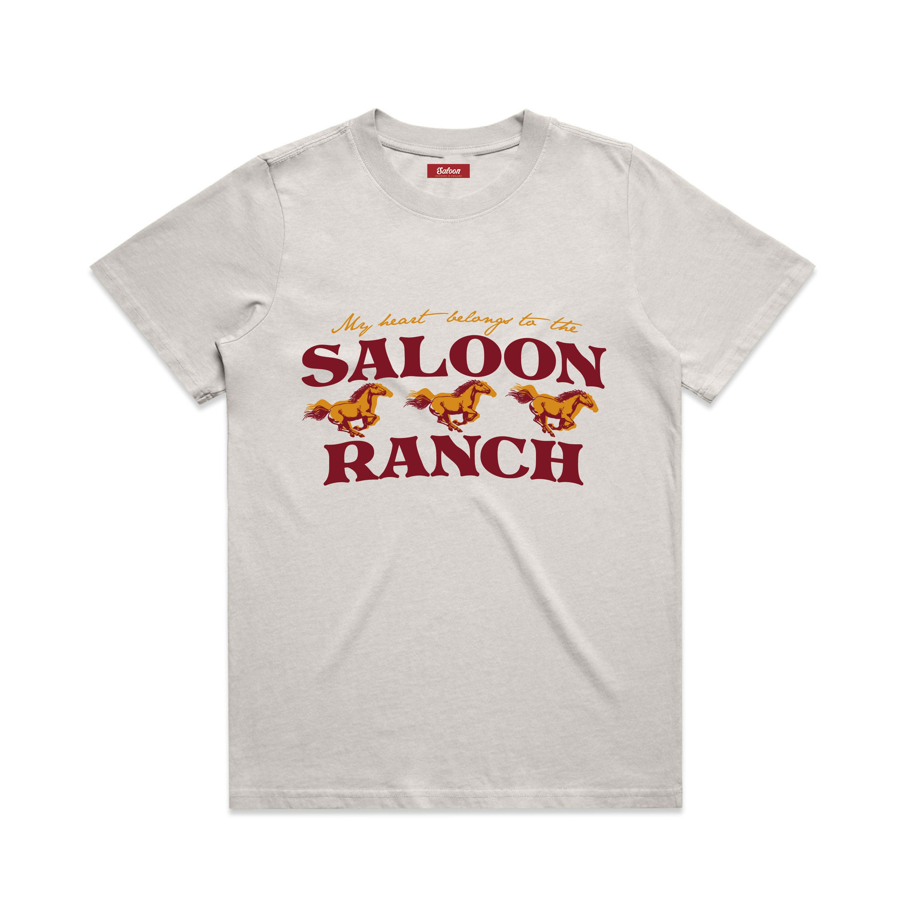 Saloon Ranch - Wo's Heavy Faded Tee