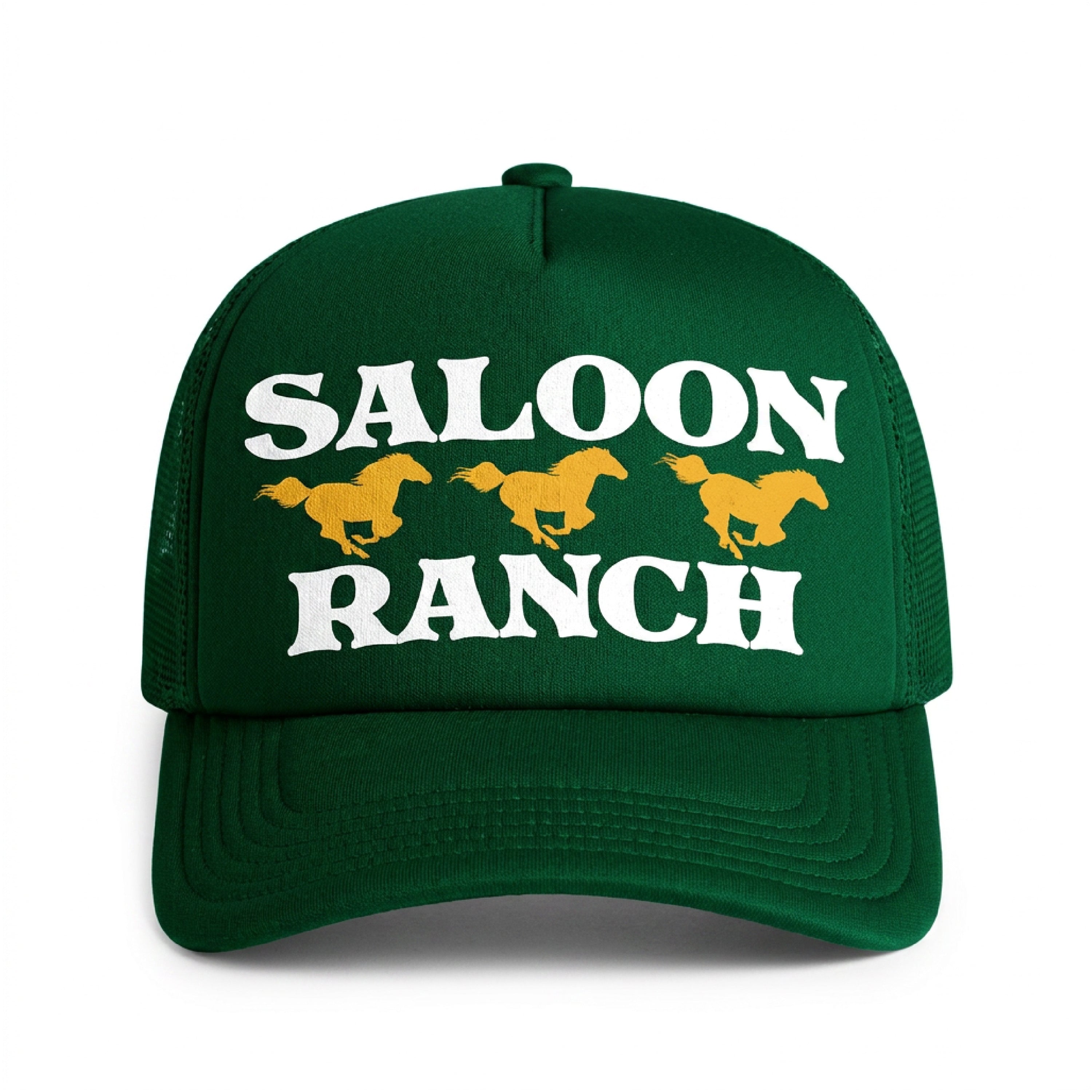 Saloon Ranch - Trucker Hat (Forest Green)
