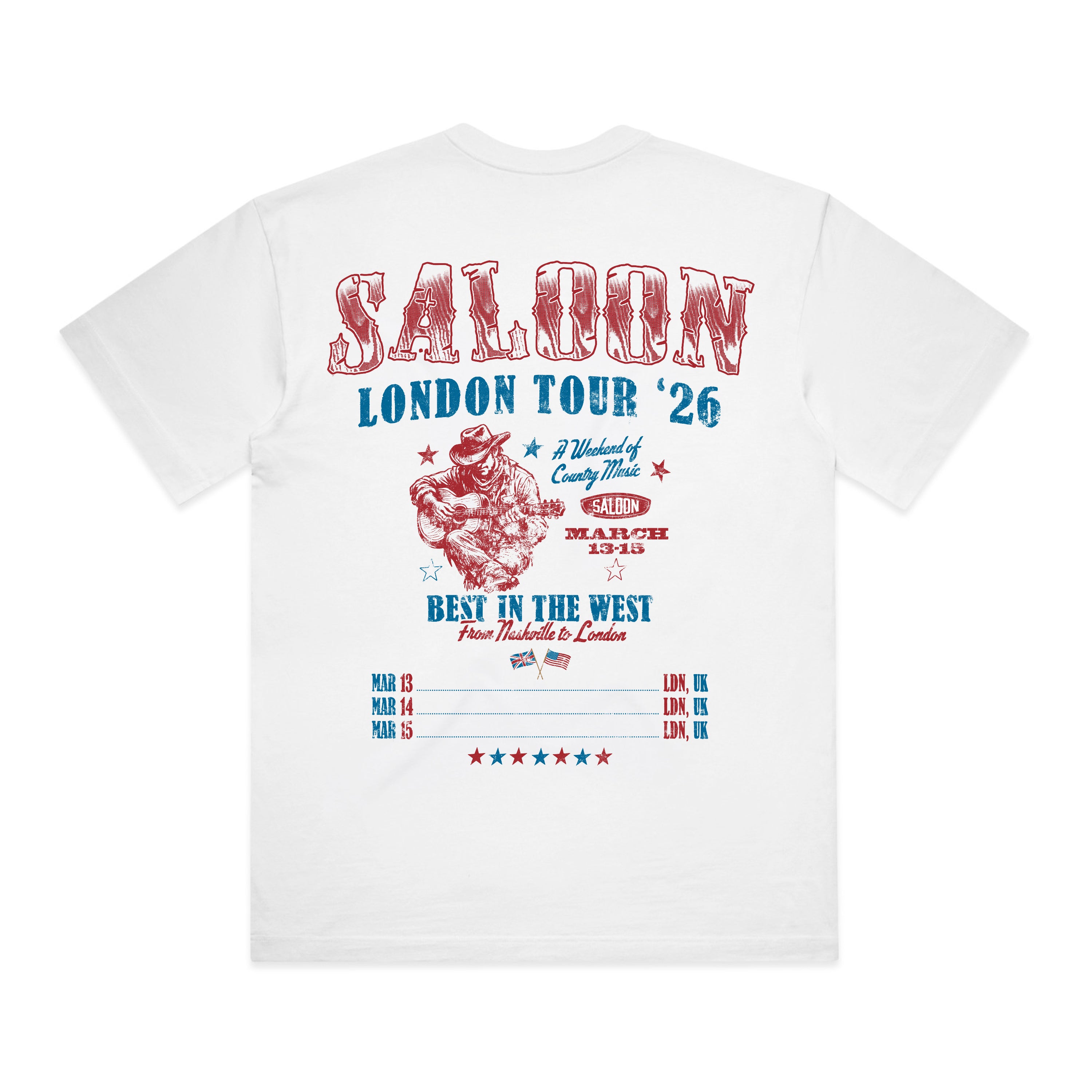 SALOON LONDON TOUR FEST - BOX TEE