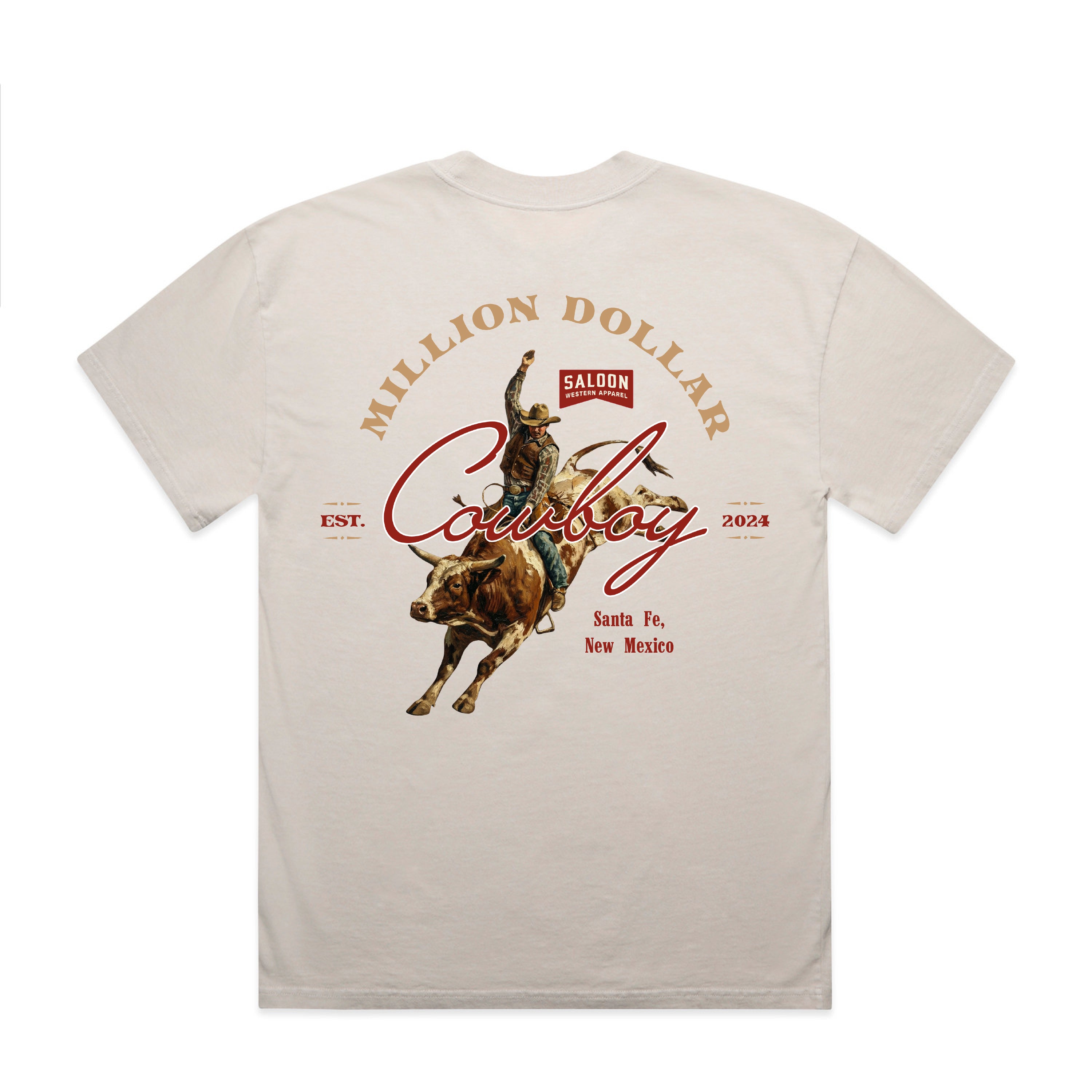 Million Dollar Cowboy - Faded Heavy Tee