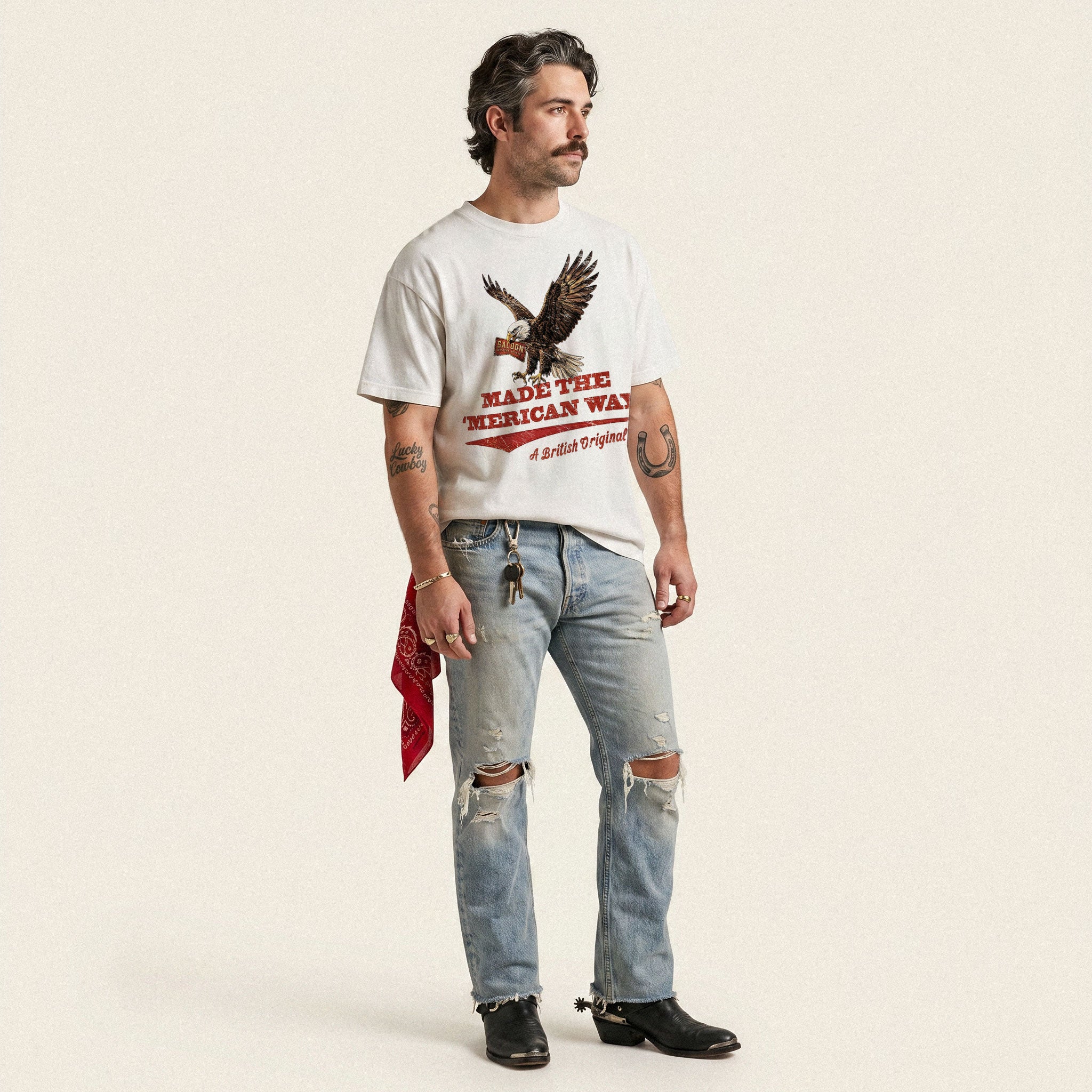 The American Way - Faded Heavy Tee