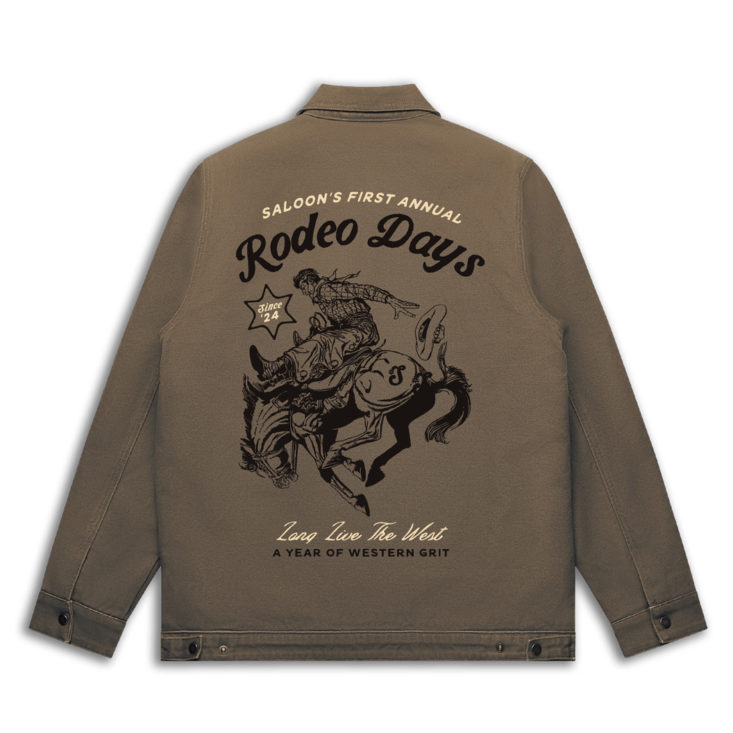 SALOON 1ST ANNUAL RODEO DAYS CANVAS JACKET