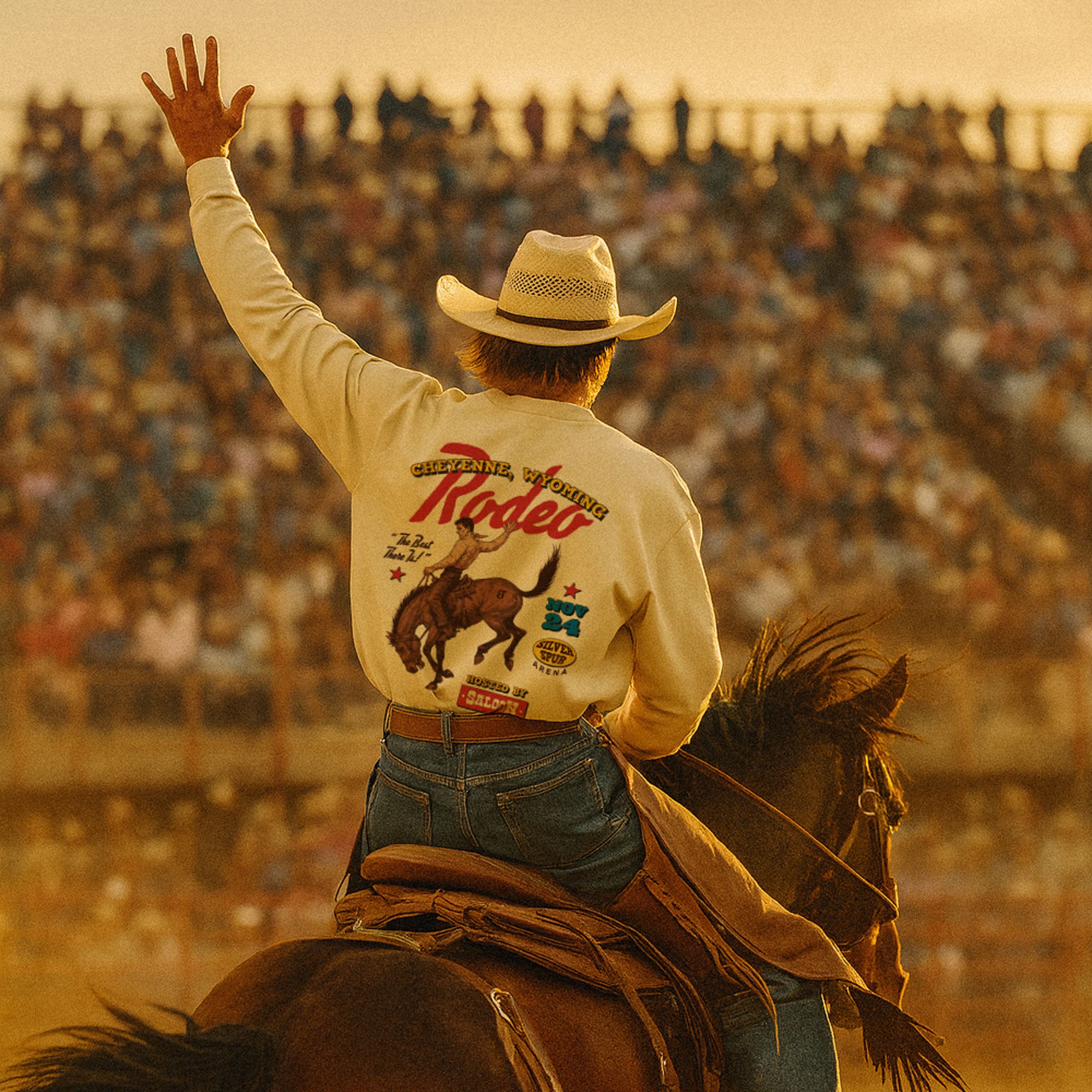 CHEYENNE RODEO - HEAVY L/S TEE