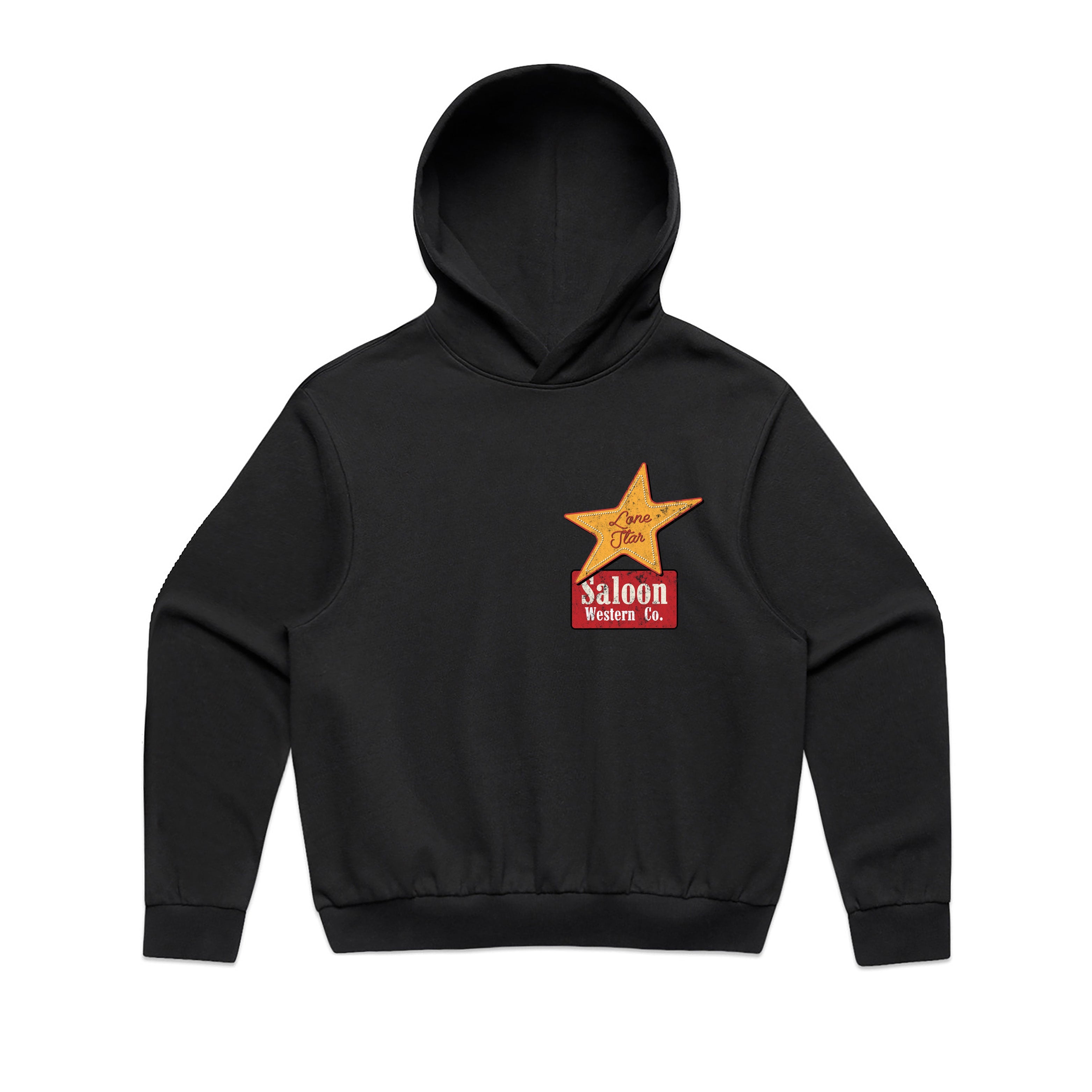 Lonestar Cowboy - Boxy Hoody (Black)
