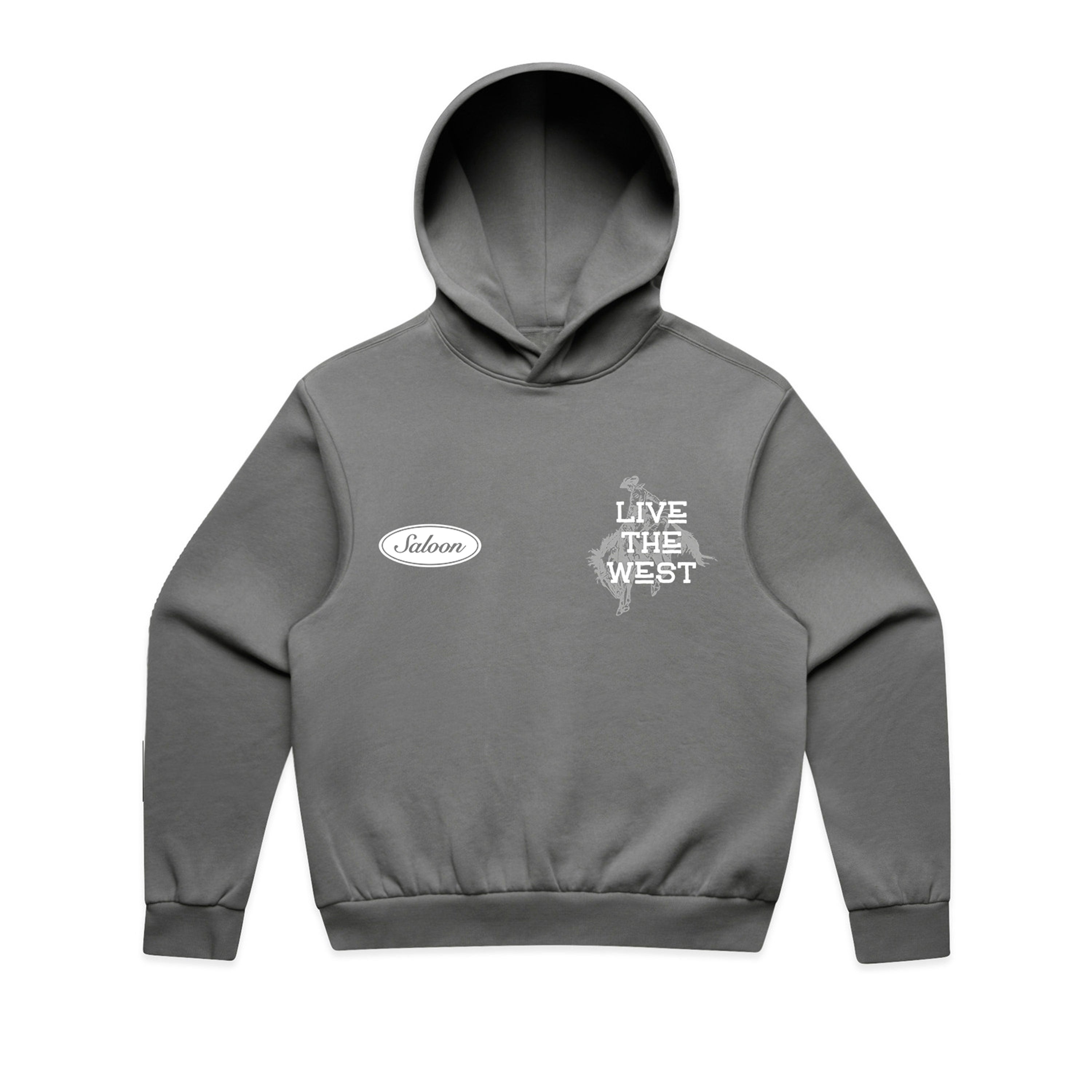 Live The West - Boxy Hoody (Shadow)