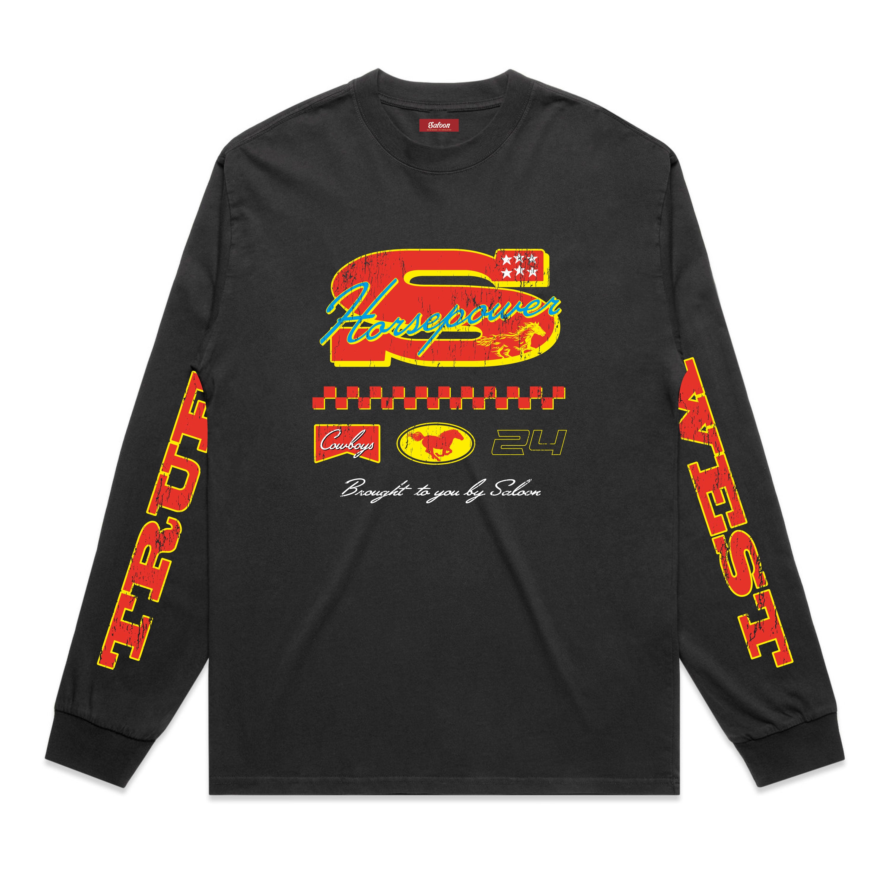 Horsepower - Heavy Faded L/S Tee