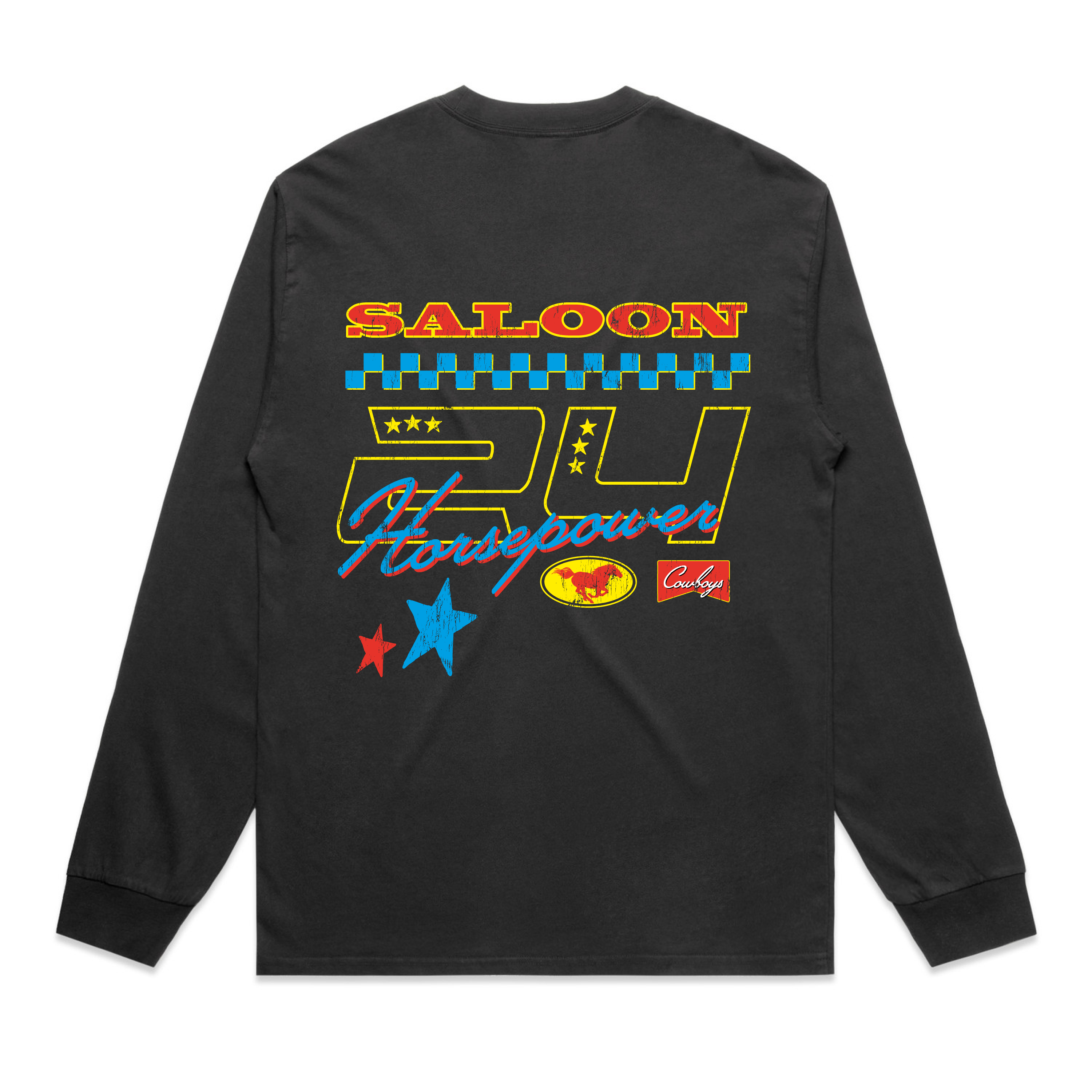 Horsepower - Heavy Faded L/S Tee