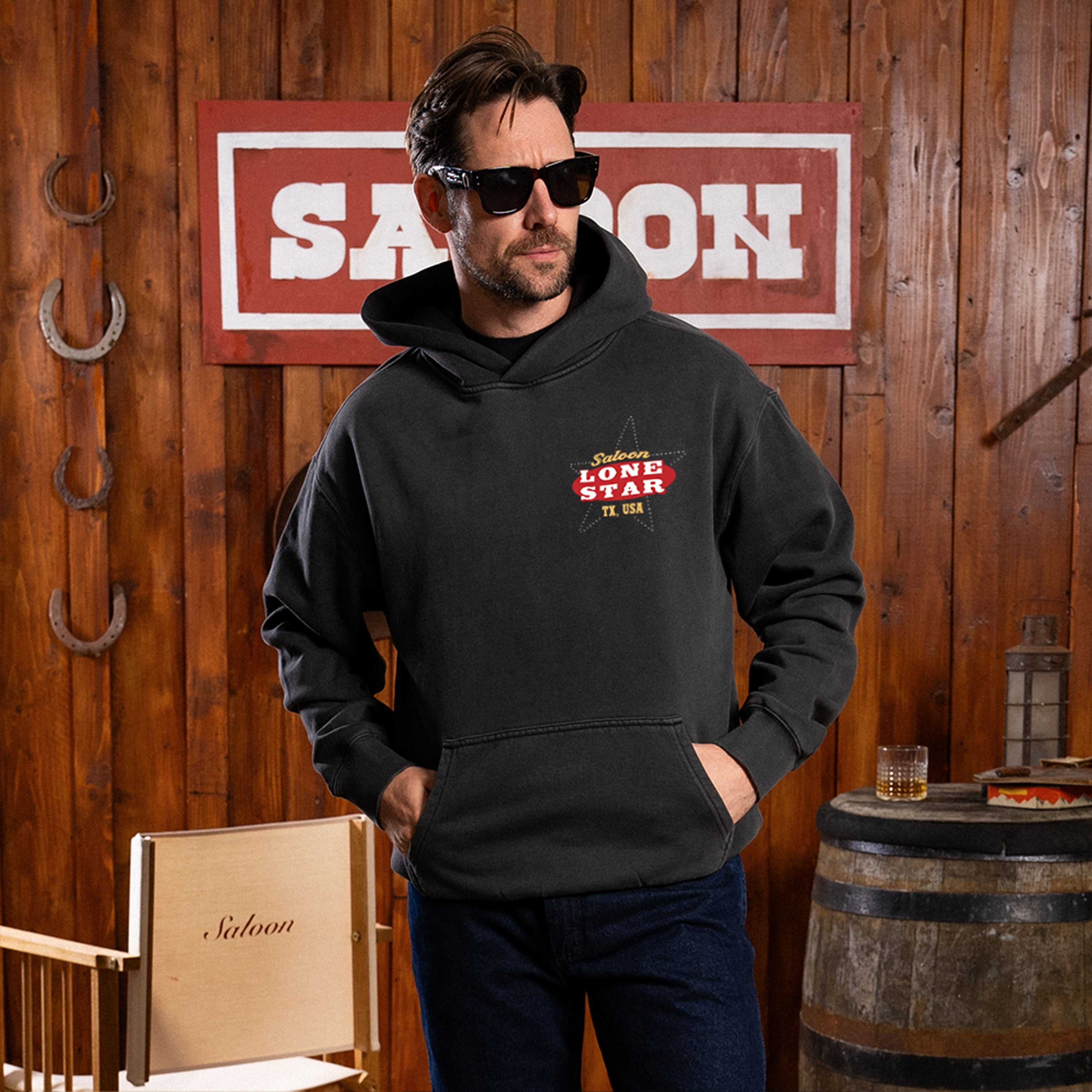 LONESTAR - FADED HOOD