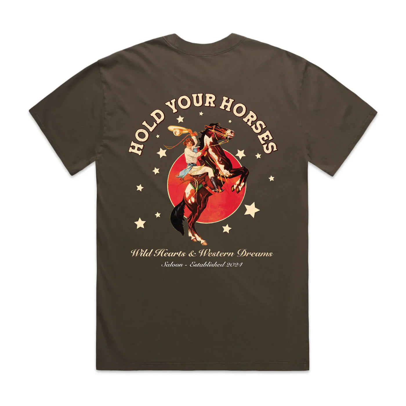 HOLD YOUR HORSES - HEAVY FADED TEE