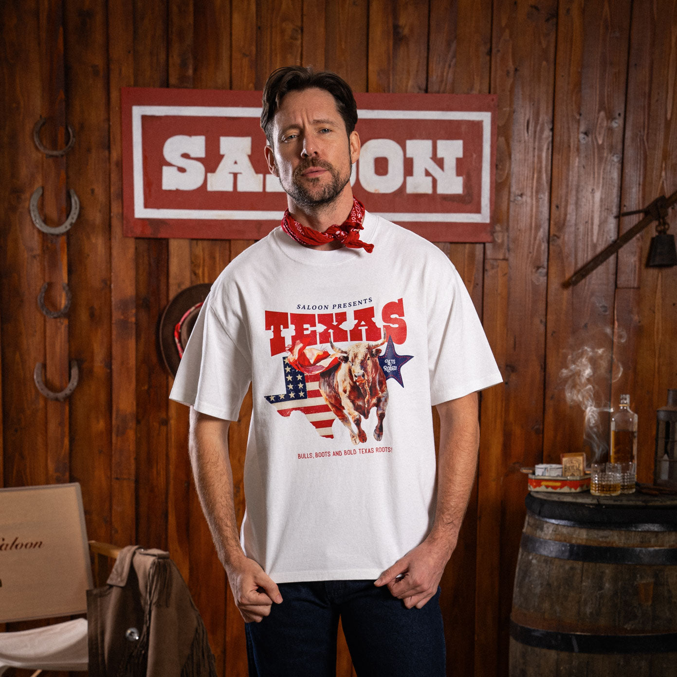 Texas Rodeo Bull - Tee