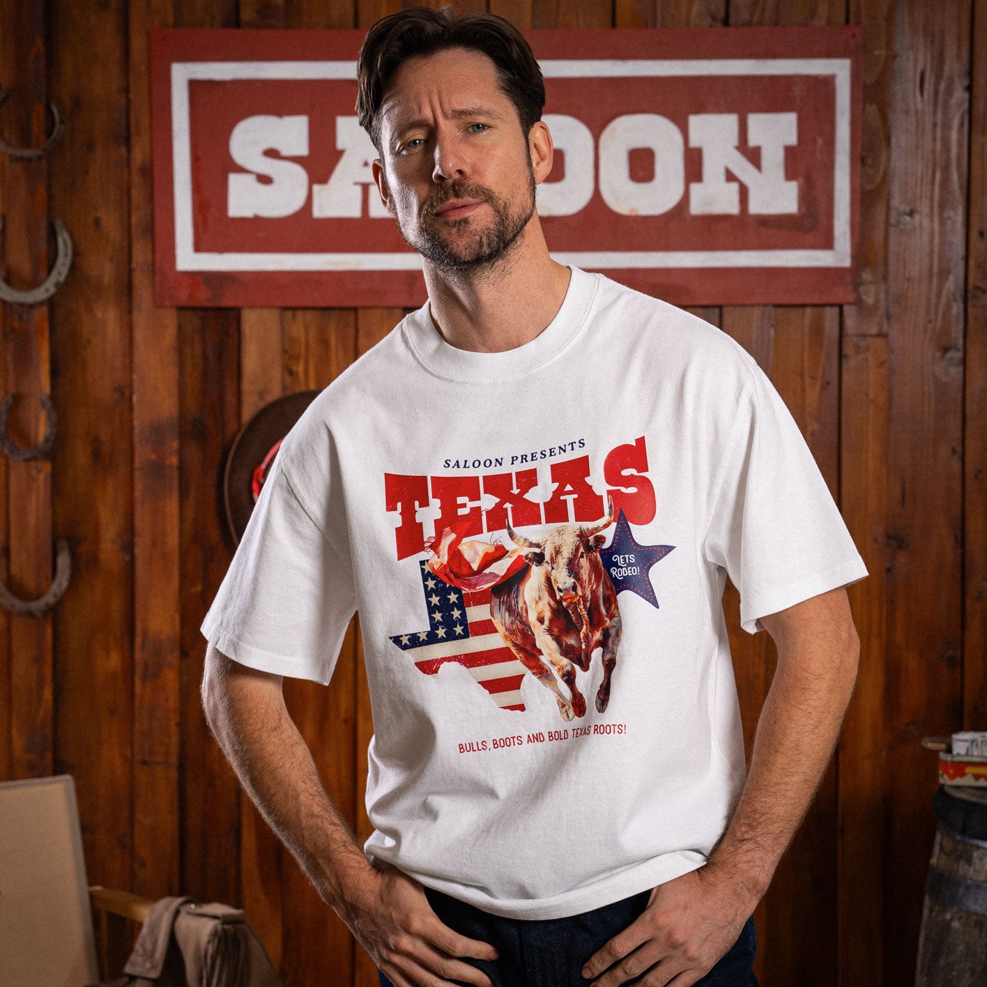 Texas Rodeo Bull - Tee