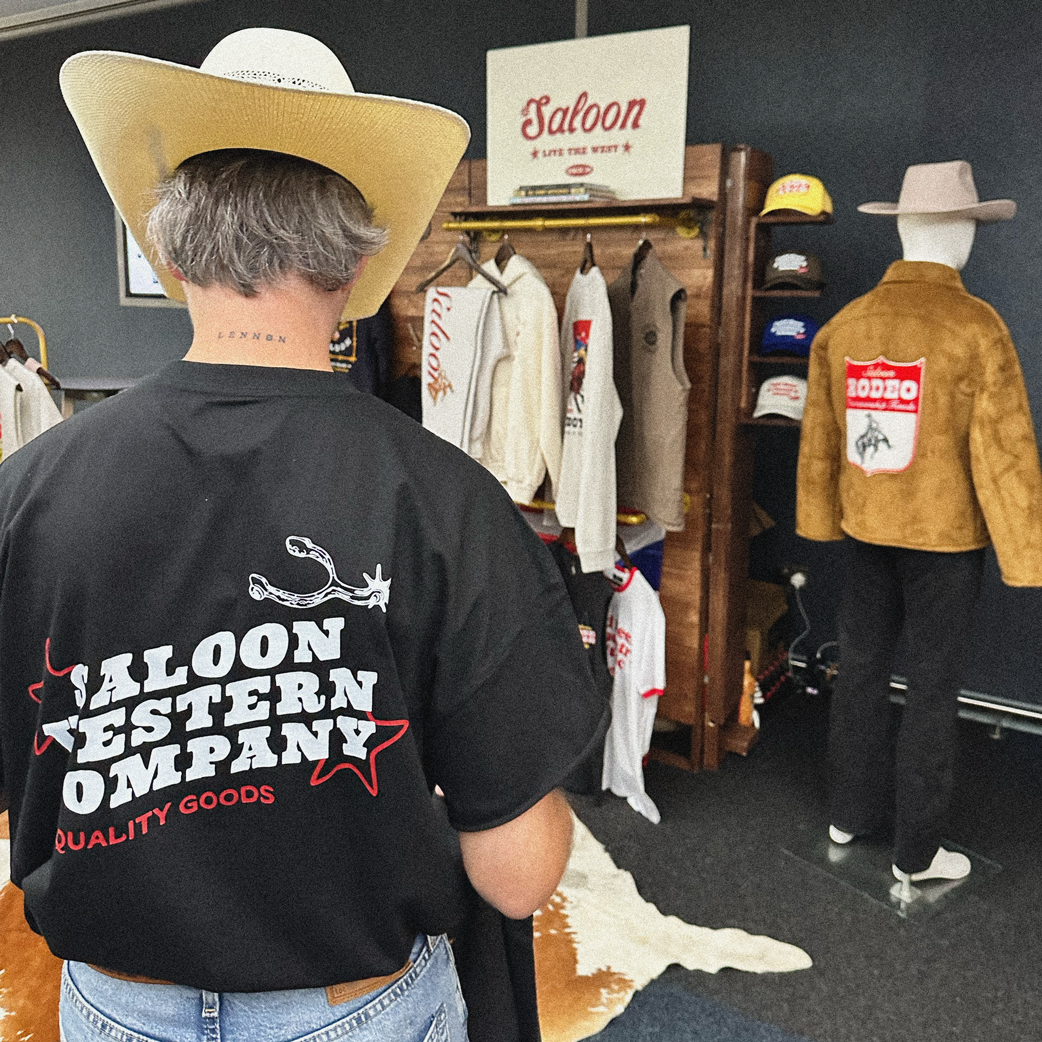 SALOON WESTERN CO - OVERSIZED TEE