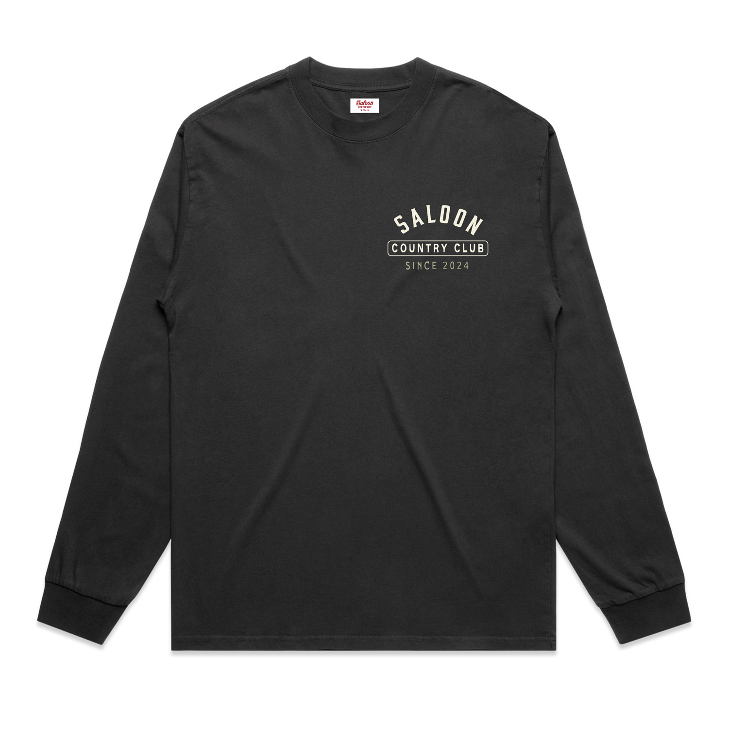 SALOON COUNTRY CLUB - FADED L/S TEE