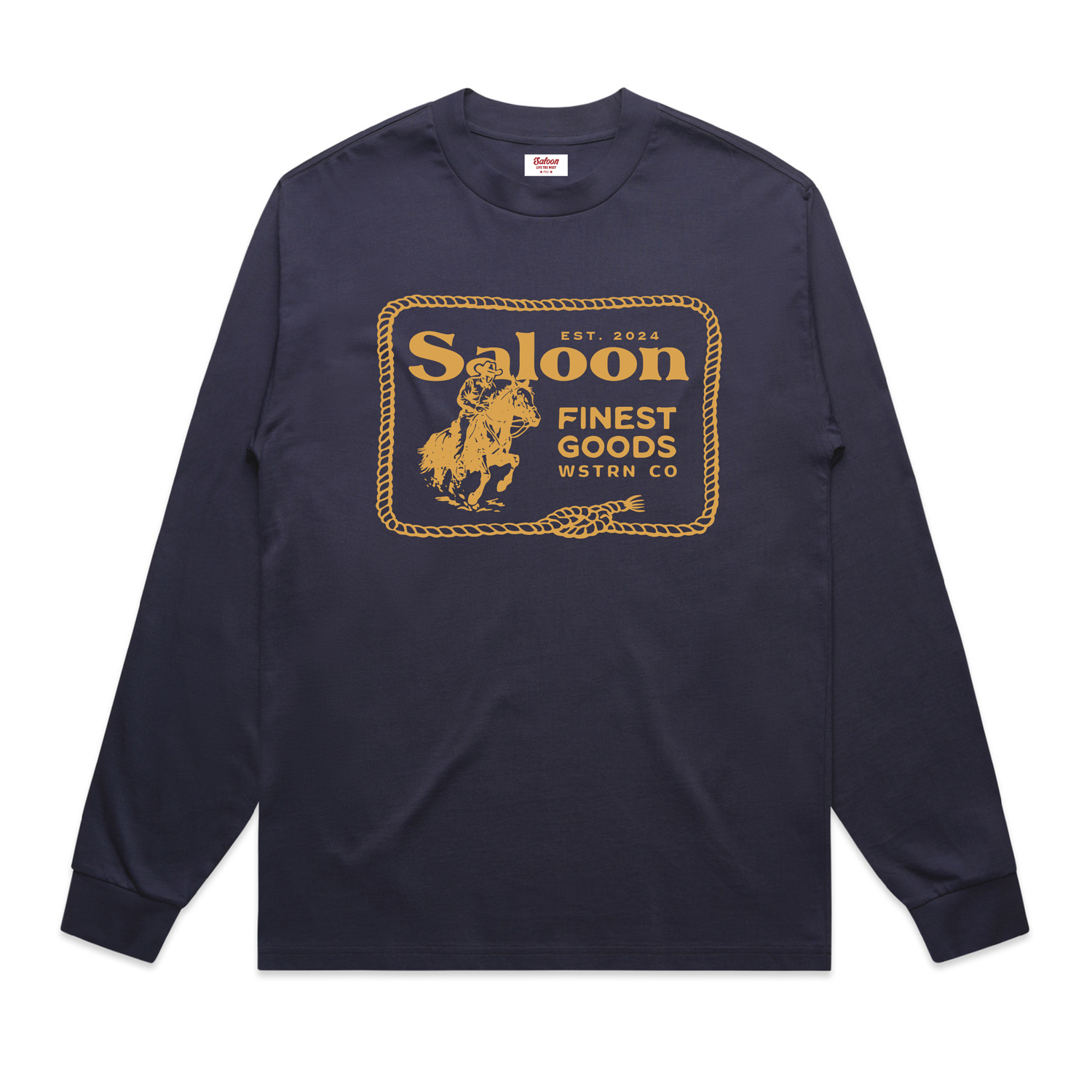 SALOON FINEST GOODS - HEAVY L/S TEE