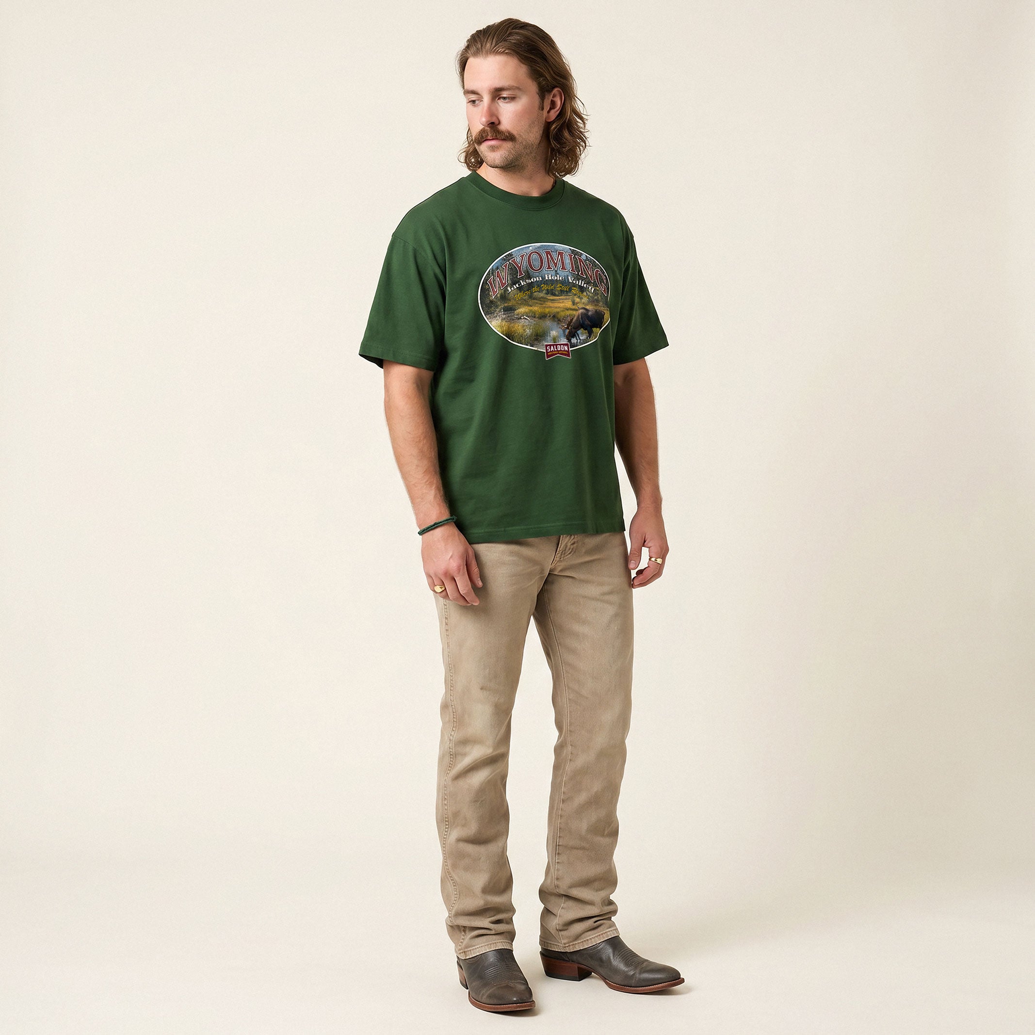 Wyoming Jackson Hole Valley - Box Tee