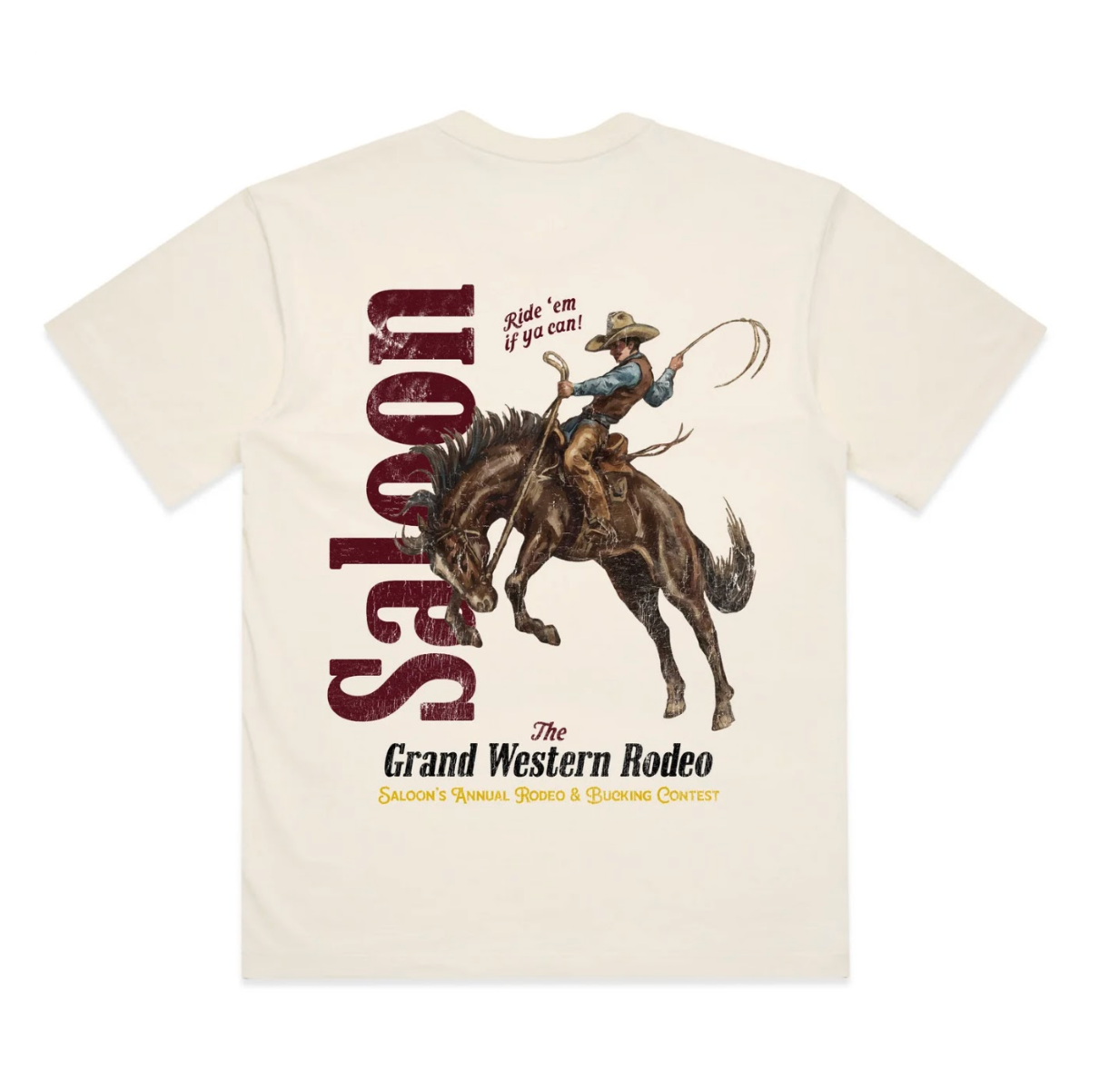 GRAND WESTERN RODEO - BOX TEE