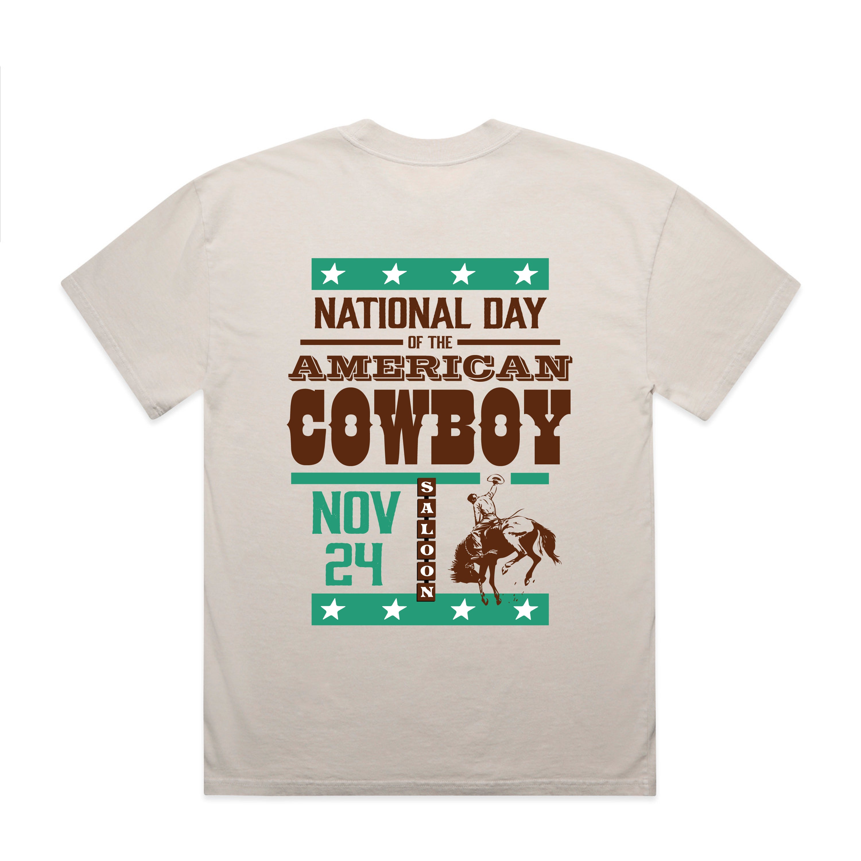 NATIONAL AMERICAN COWBOY DAY - HEAVY TEE