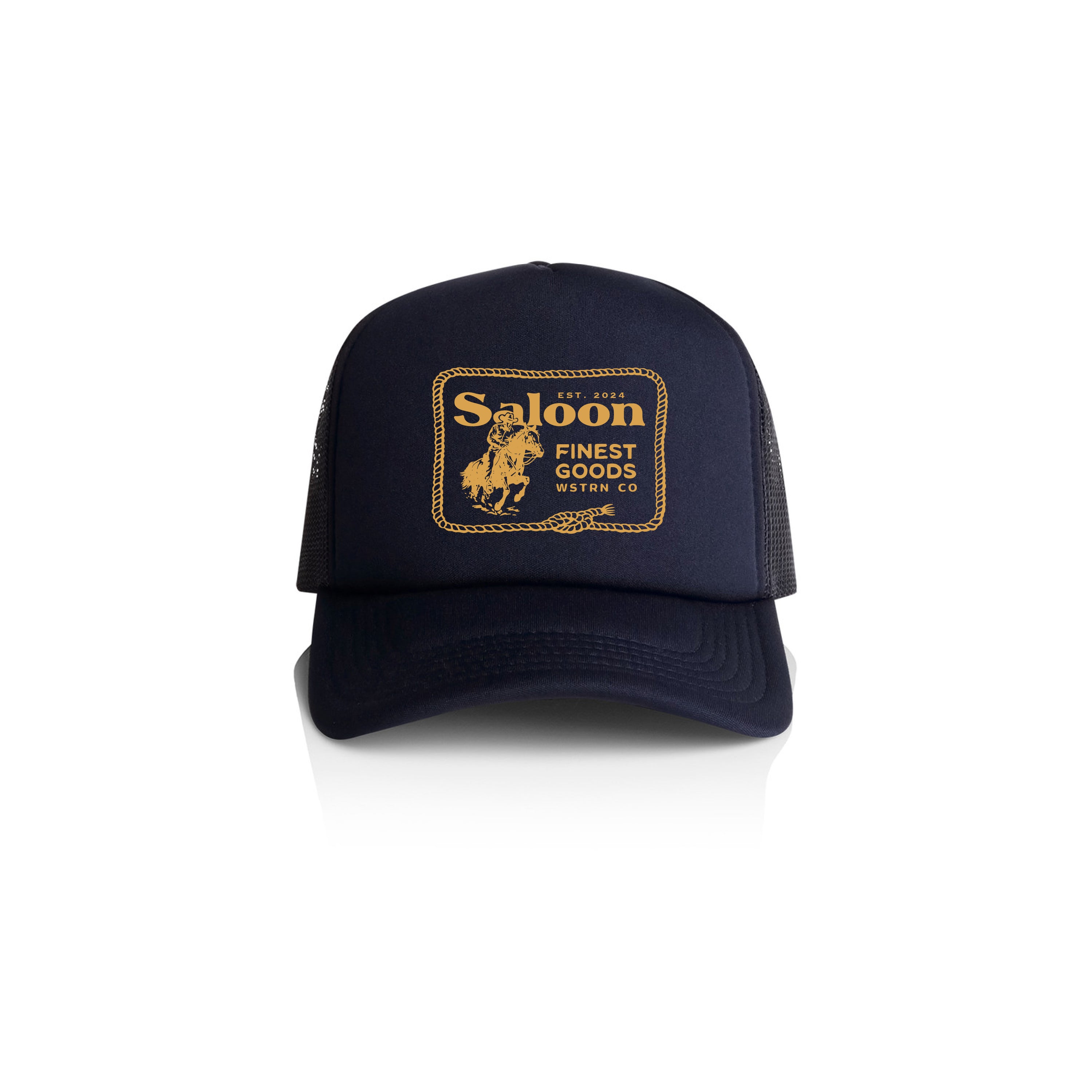 FINEST GOODS TRUCKER HAT - NAVY