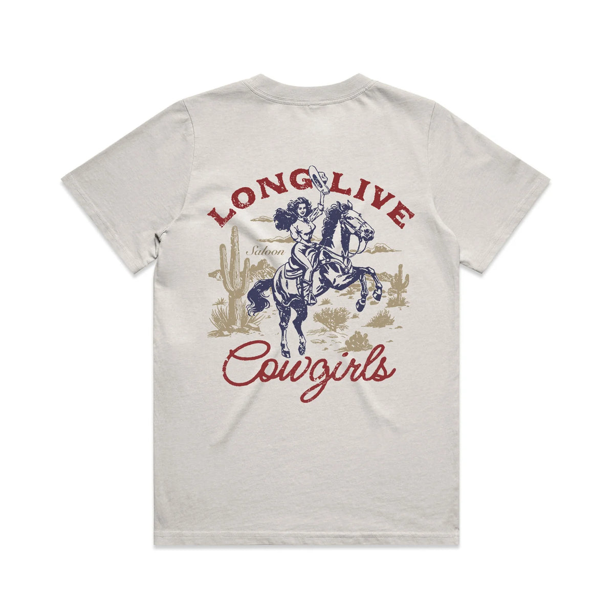 Long Live Cowgirls - Wo's Heavy Faded Tee [Archive Sale]